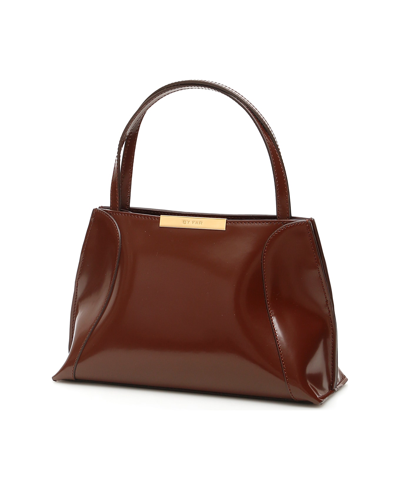 BY FAR Charlotte Handbag - DARK BROWN (Brown)