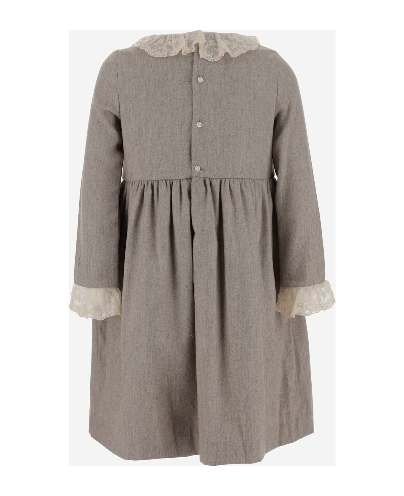 Bonpoint Wool Blend Dress - Grey