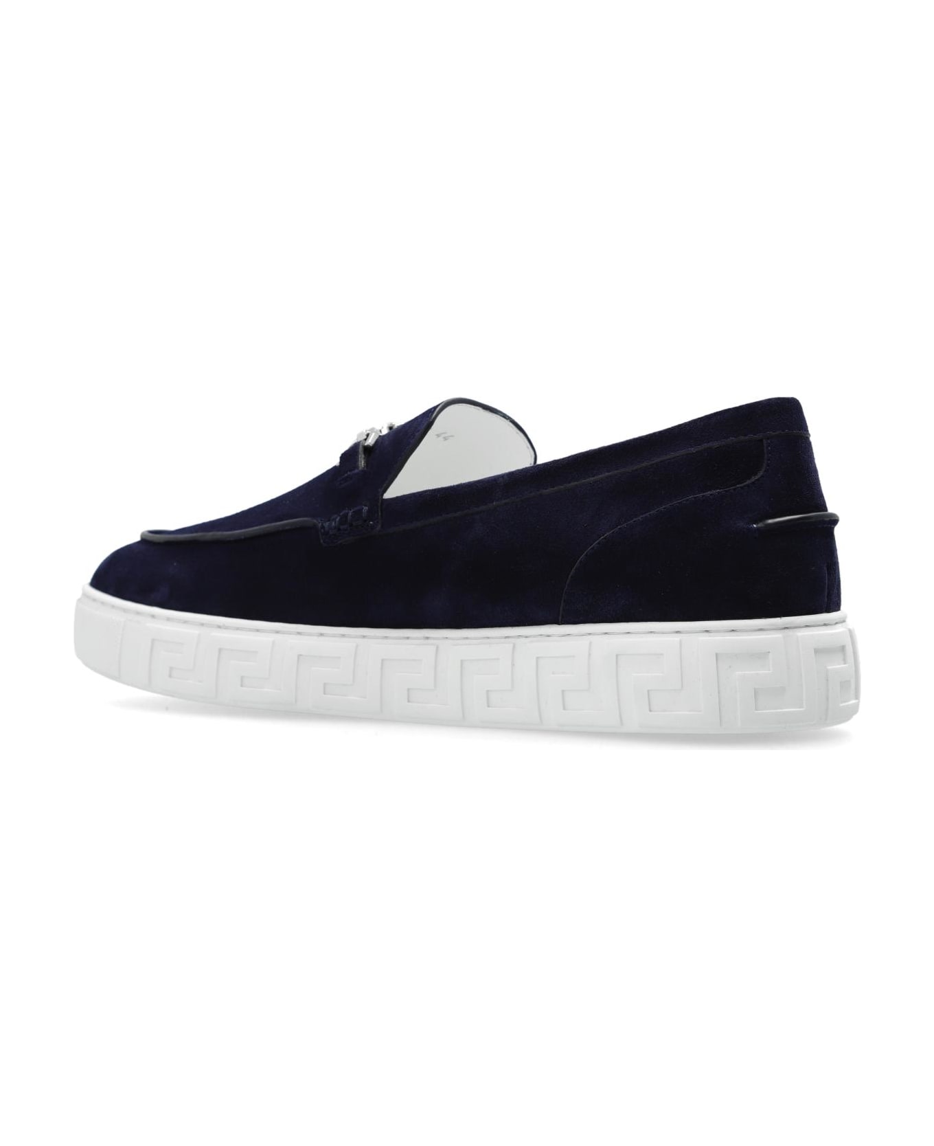 Versace Suede Loafers - BLUE