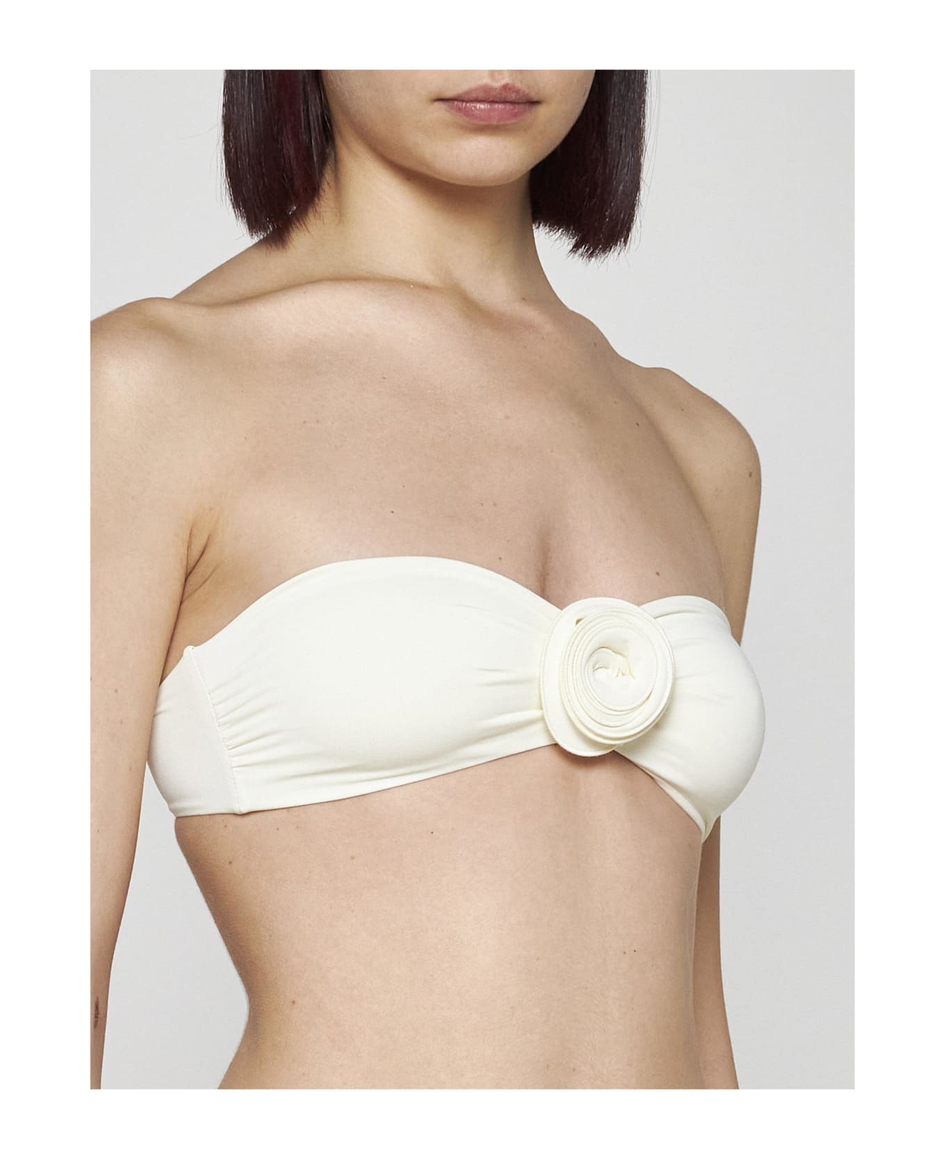 La Reveche Vesna 3d Roses Bikini - Ivory