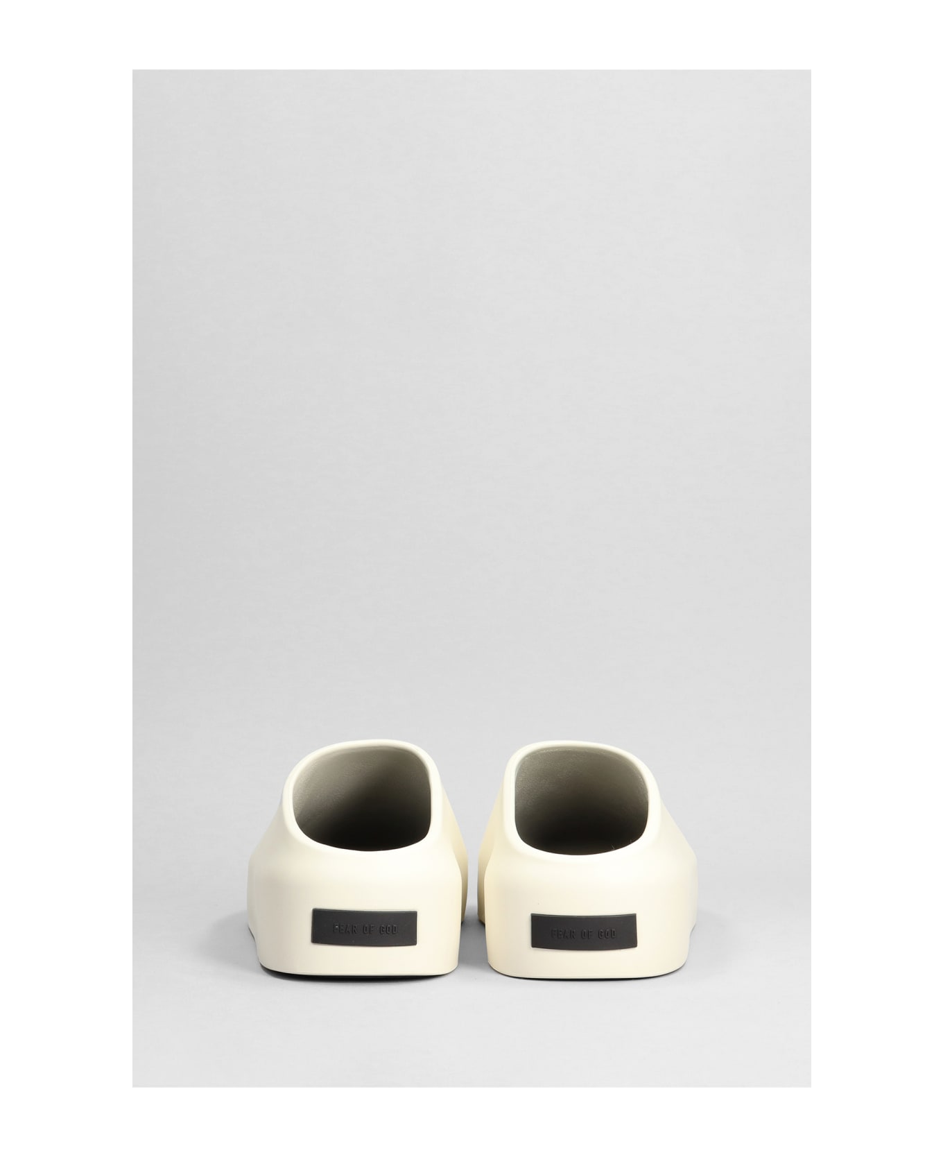 Fear of God The California 2.0 Slipper-mule In Beige Rubber/plasic - beige