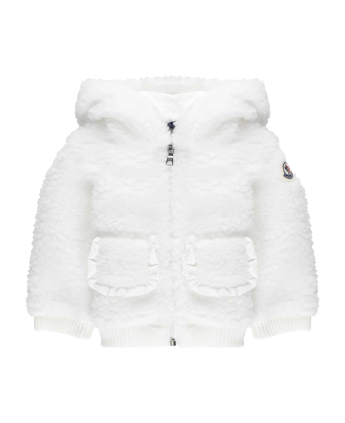 Moncler Sweatshirt With Logo - White