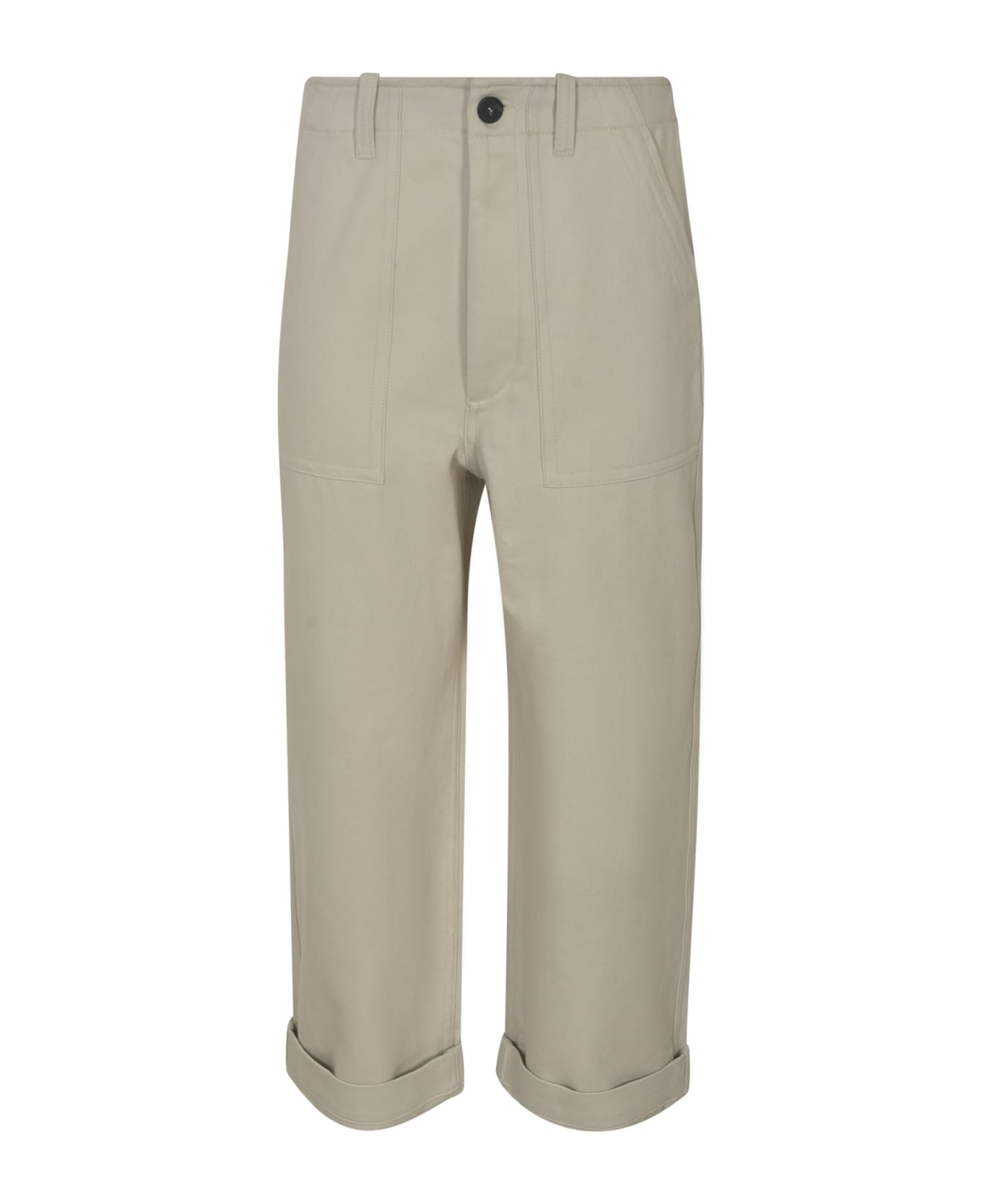 Sofie d'Hoore Straight Buttoned Trousers - Pearl