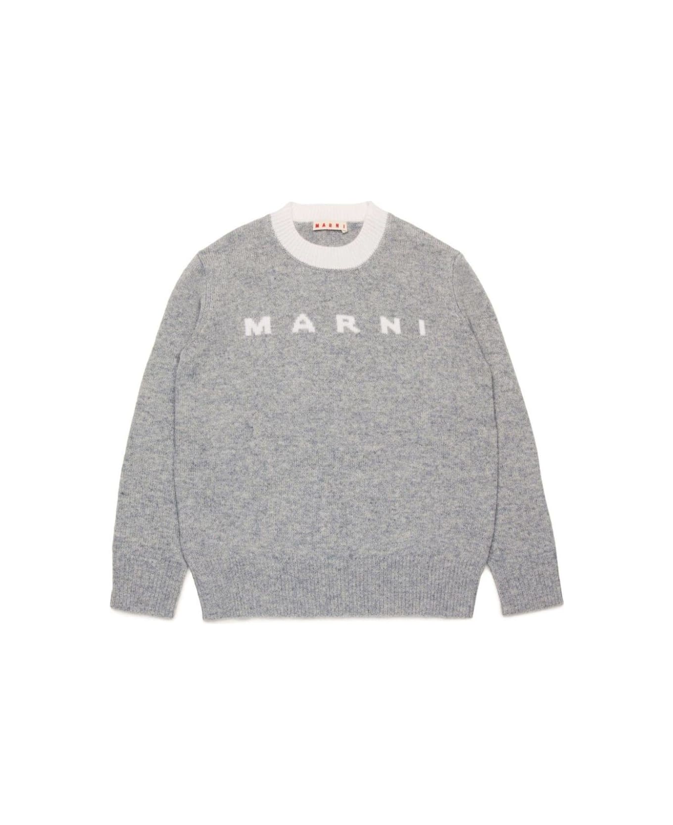 Marni Sweater With Logo - Gray