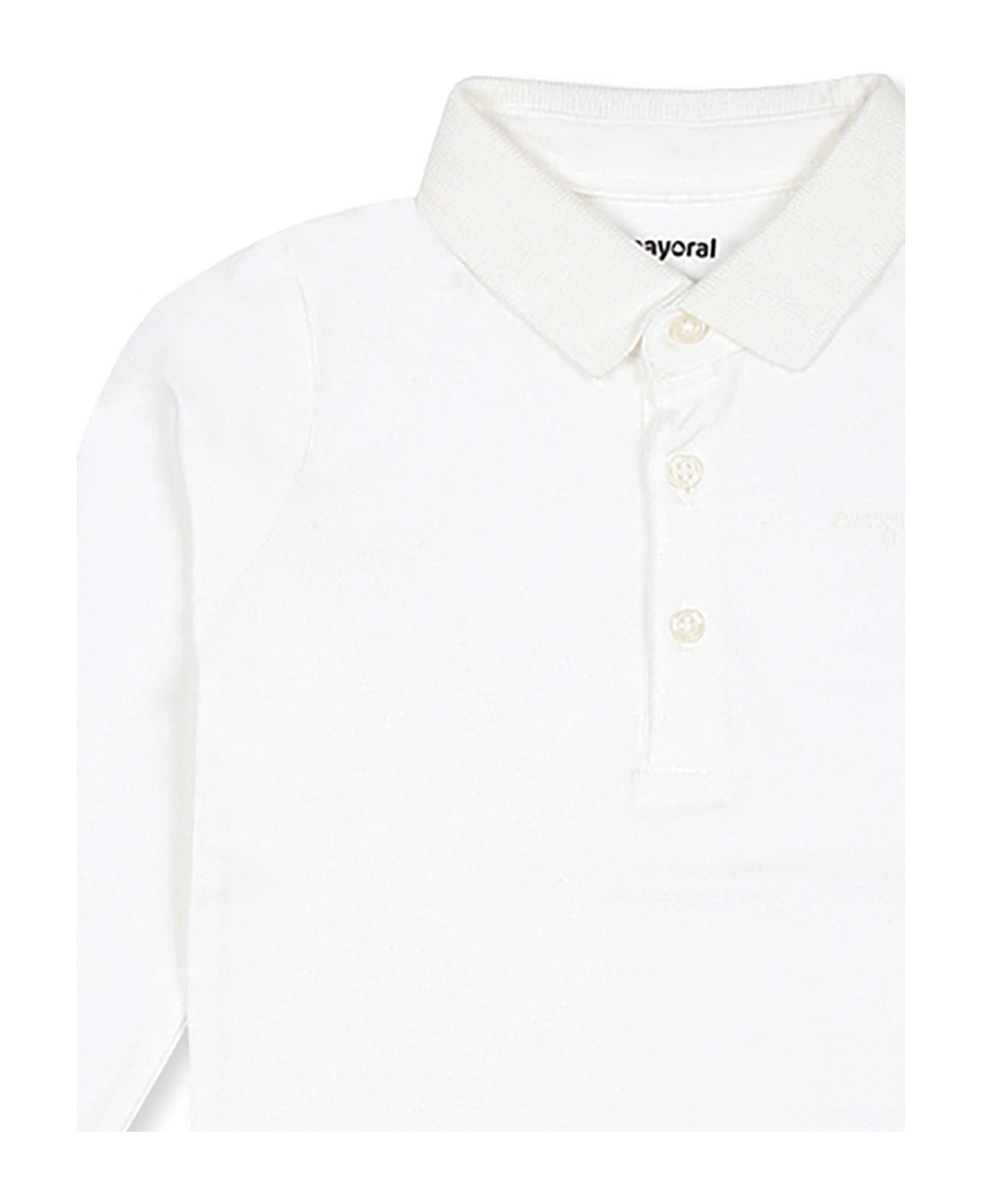 Petit Bateau White Body For Baby Girl - White