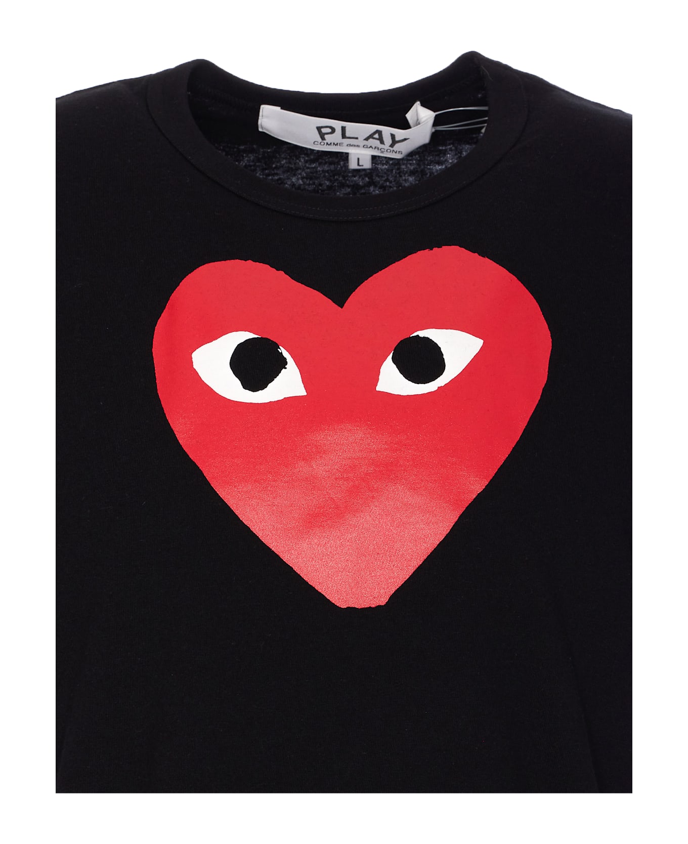 Comme des Garçons Play Heart Logo T-shirt - Black