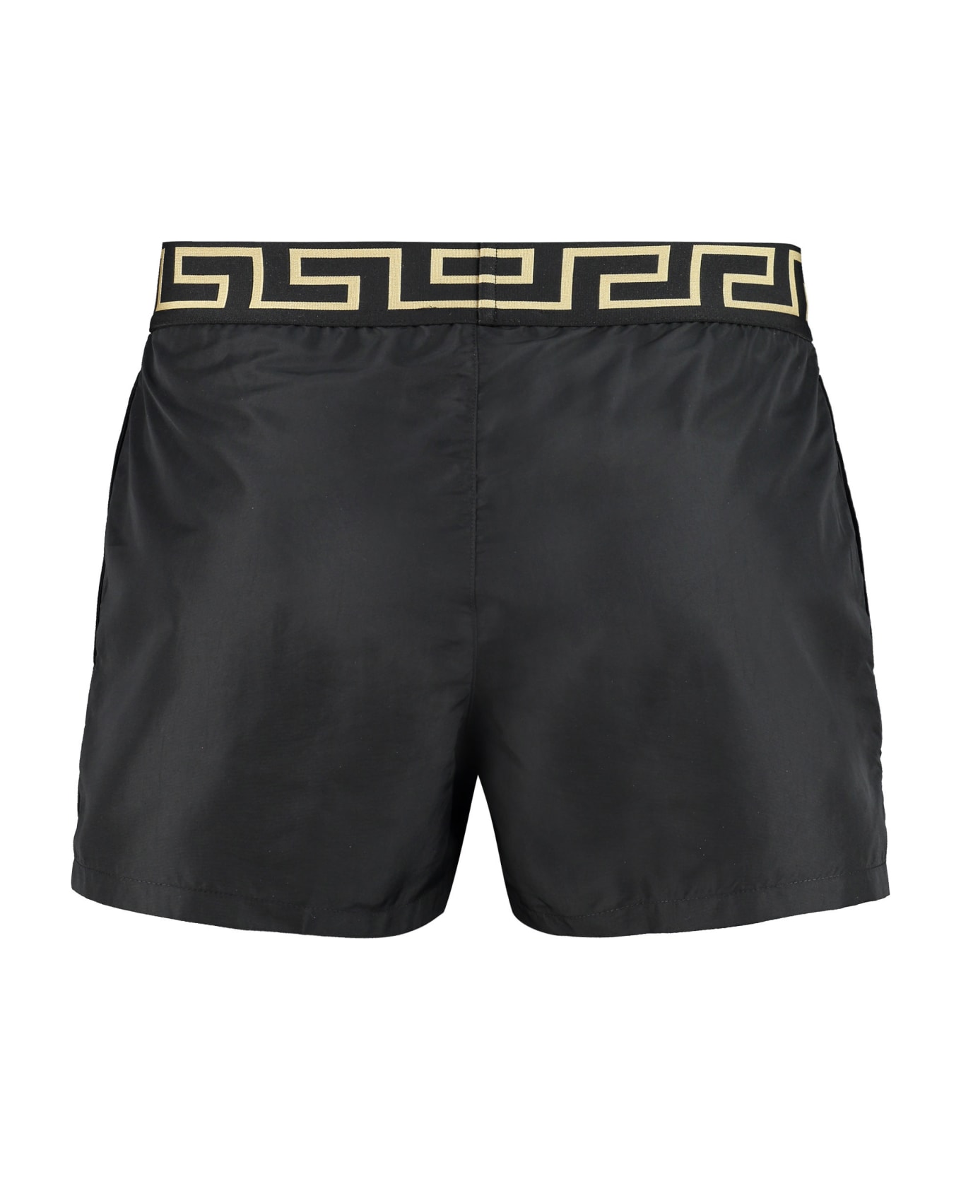 Versace Swim Shorts - Nero greca oro