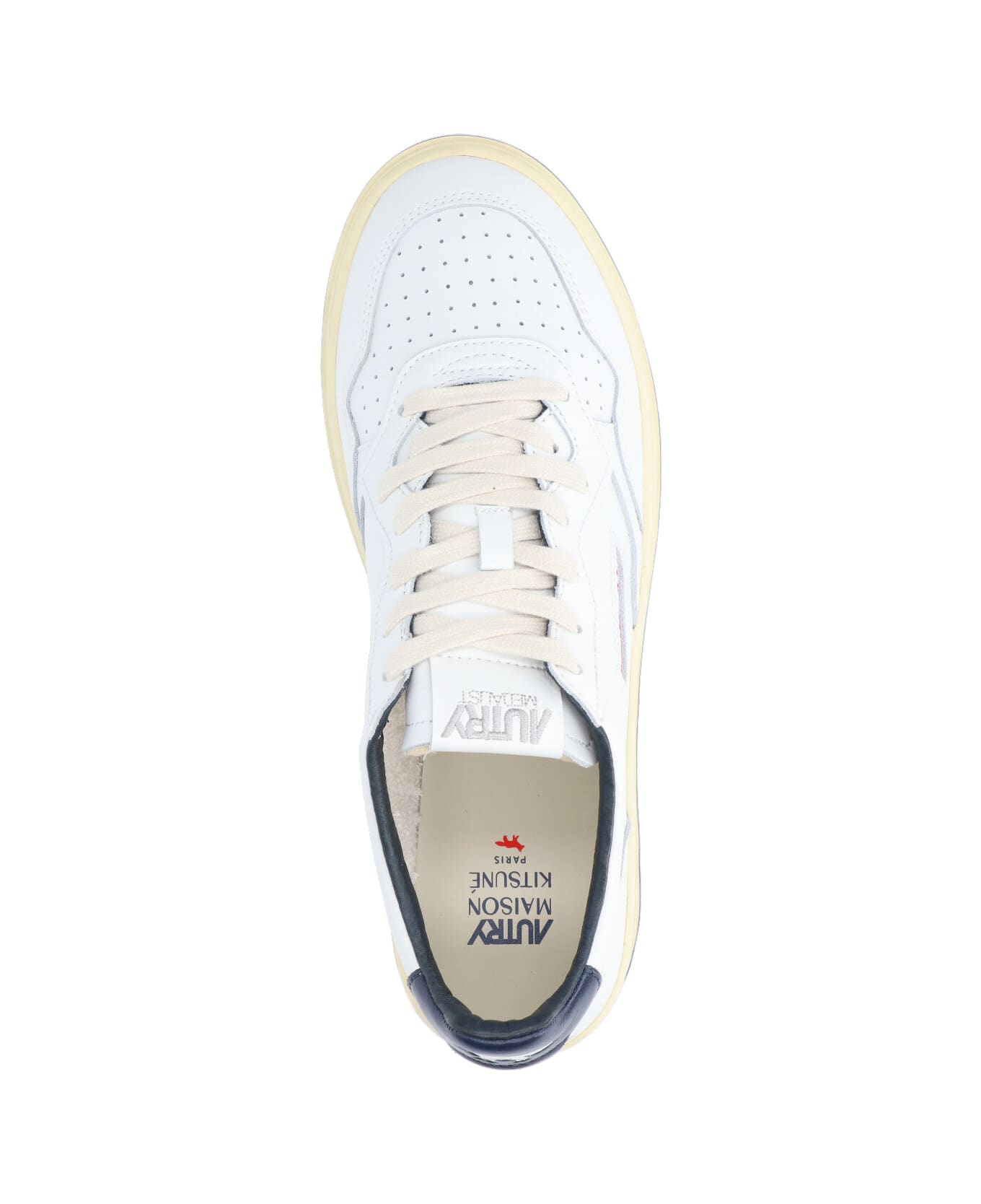 Autry X Maison Kitsuné 'medialist' Sneakers - Blue