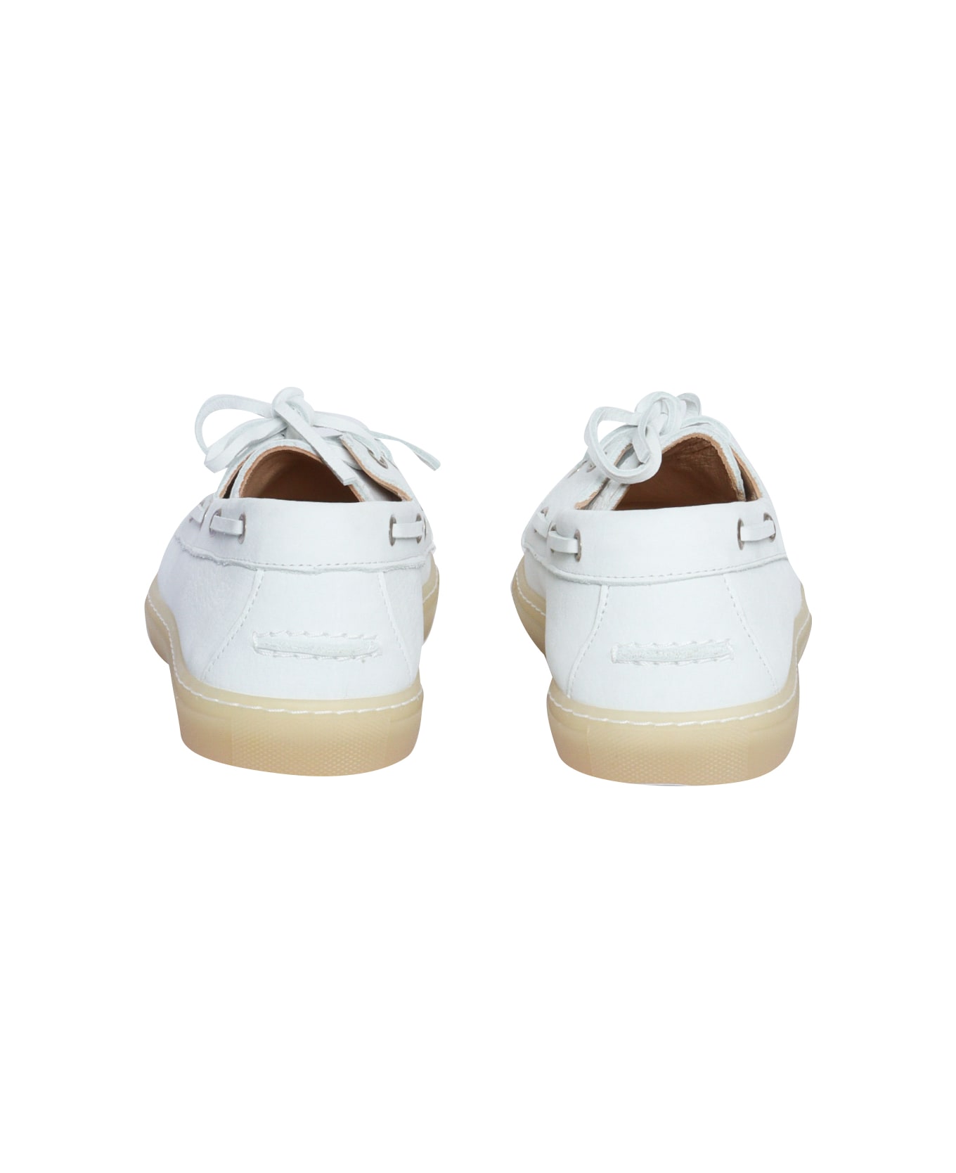 Copenhagen Woman Nabuc Loafer - WHITE