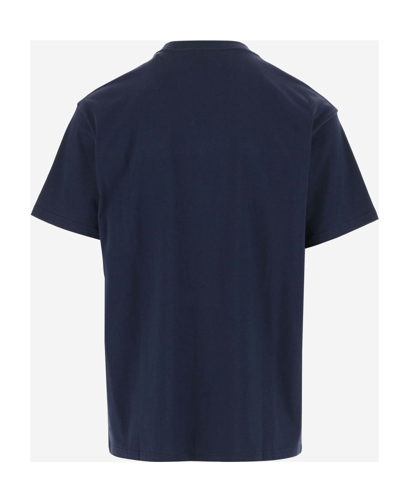 Carhartt Cotton T-shirt With Logo - Blue