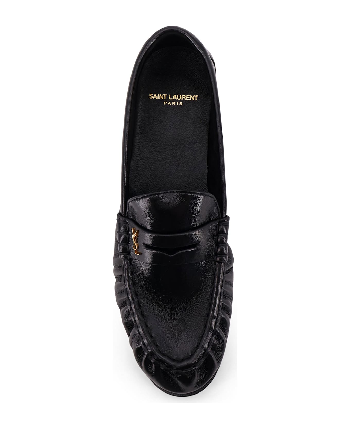 Saint Laurent Le Loafer Leather Loafer - Black