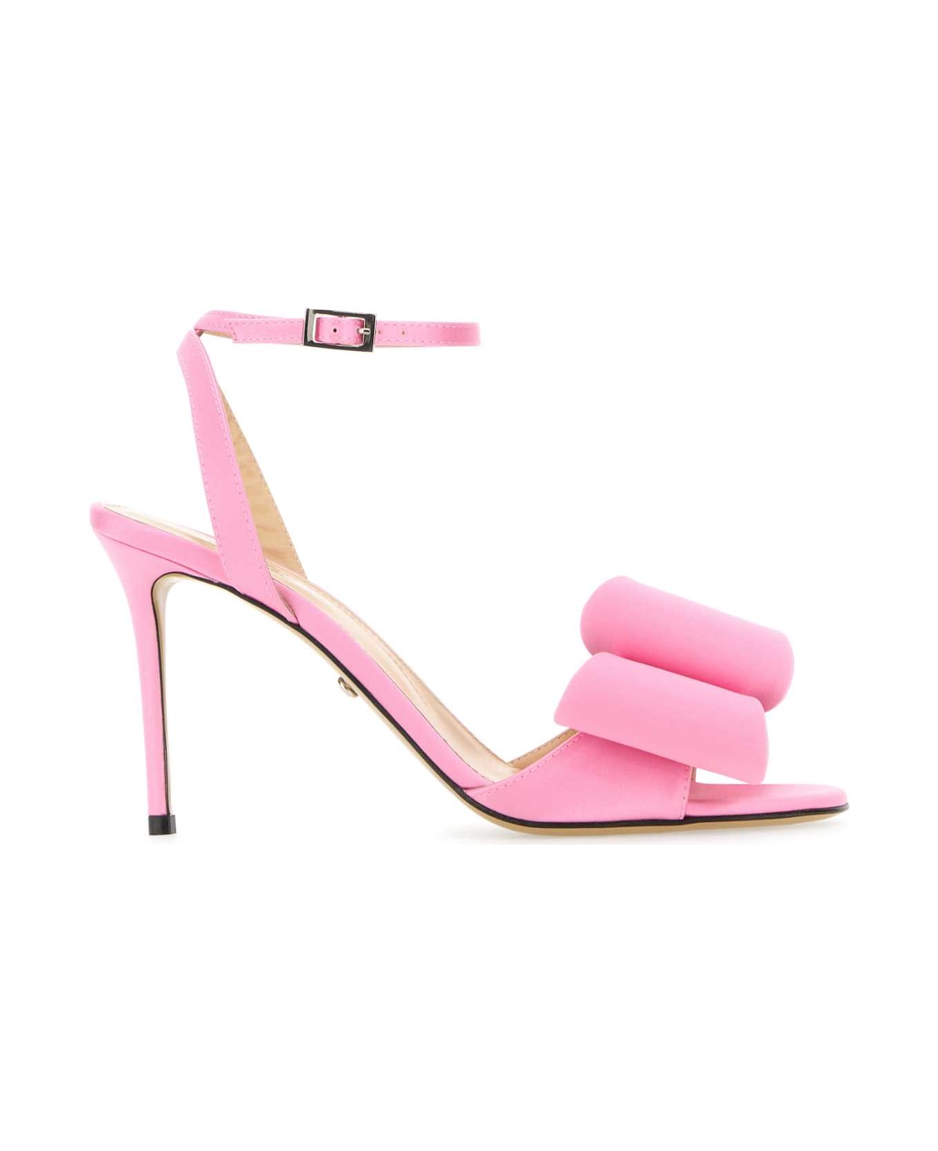 Mach & Mach Pink Satin Sandals - PINK
