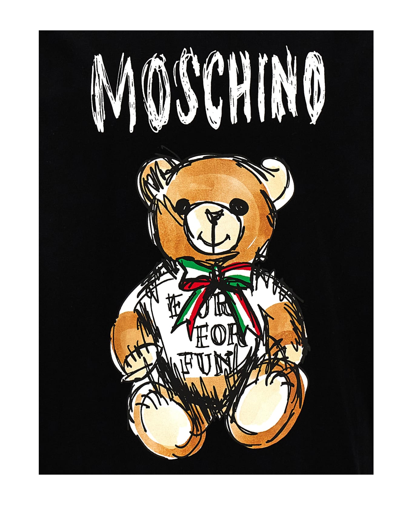 Moschino 'archive Teddy' T-shirt - Nero シャツ