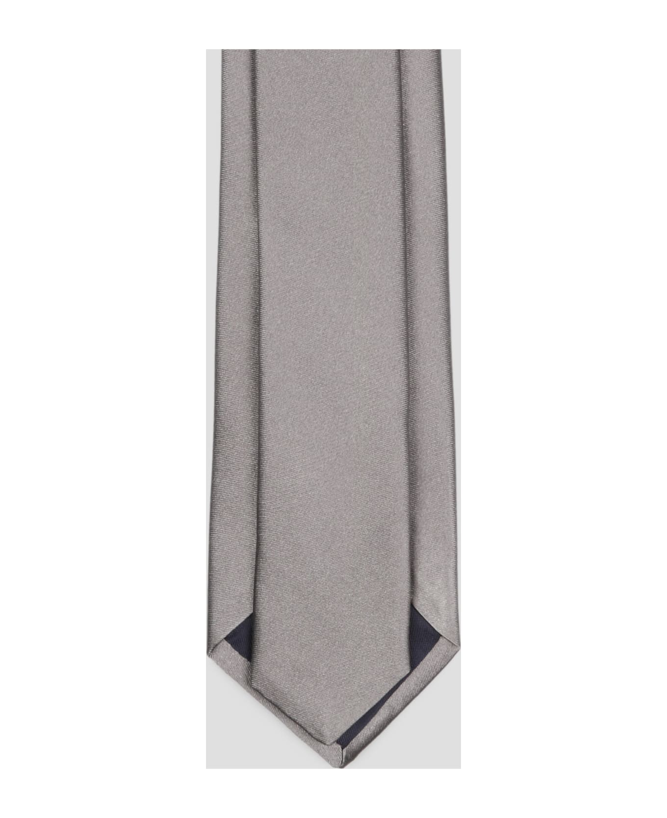Tagliatore Satin Tie - Grey