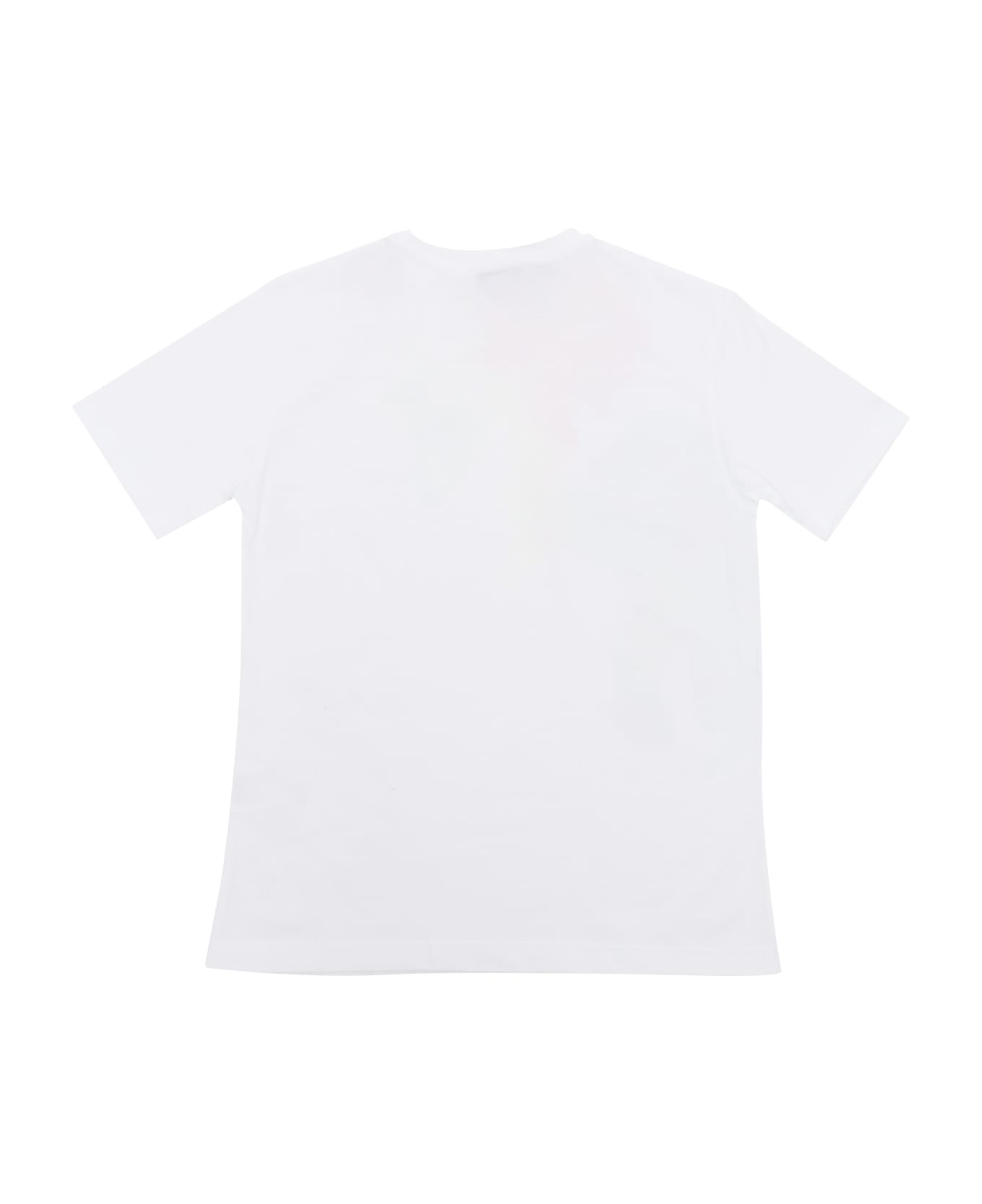 MSGM T-shirt Bianca Con Stampe - WHITE