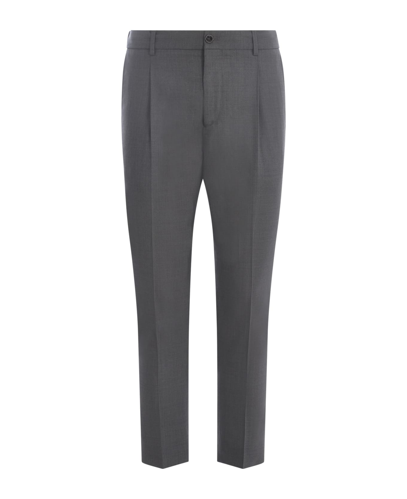 Be Able Trousers Be Able In Wool Blend - Grigio