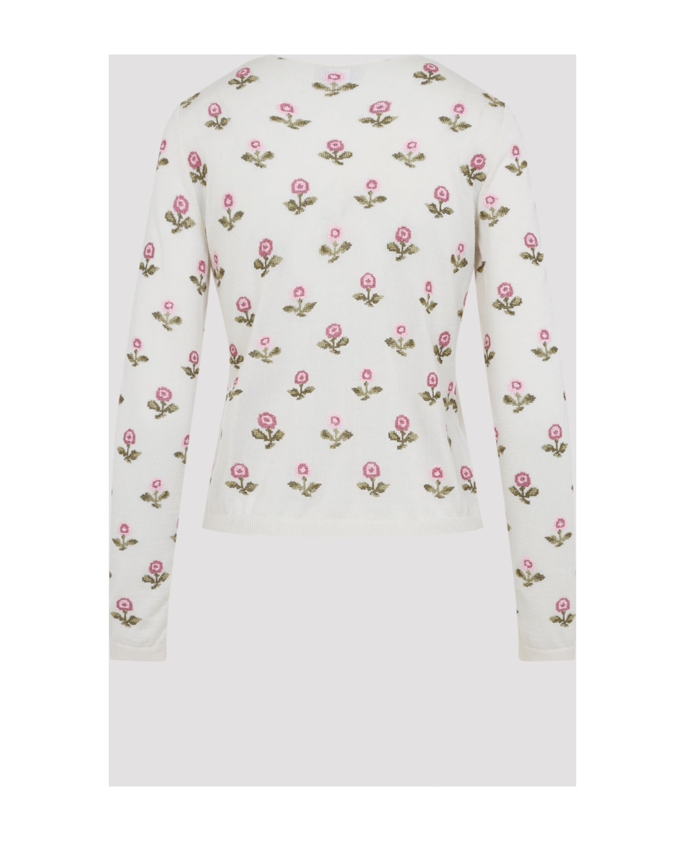 Giambattista Valli Knit Cardigan - Ivory Rose