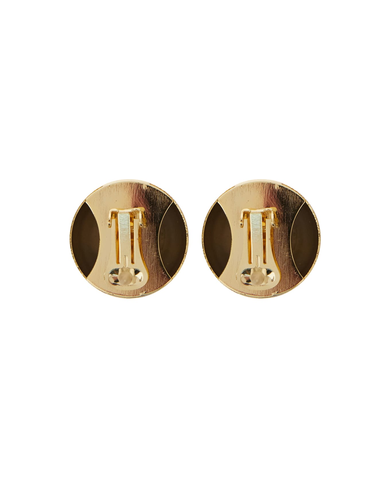 Silvia Gnecchi 
sade
 Metallic Earings With Rear Closure And Circular Shape In Brass Woman - Metallic