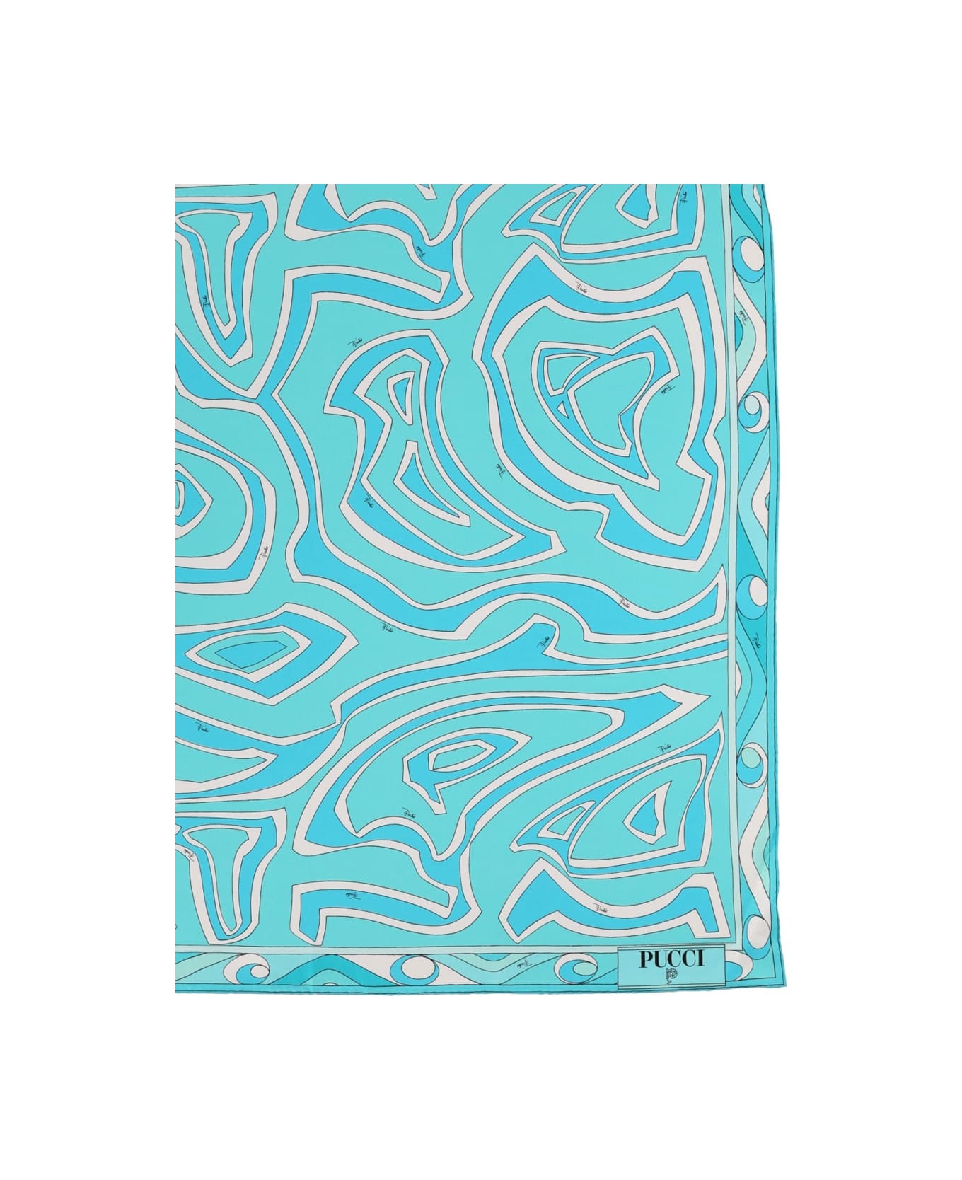 Pucci Silk Scarf - AZURE