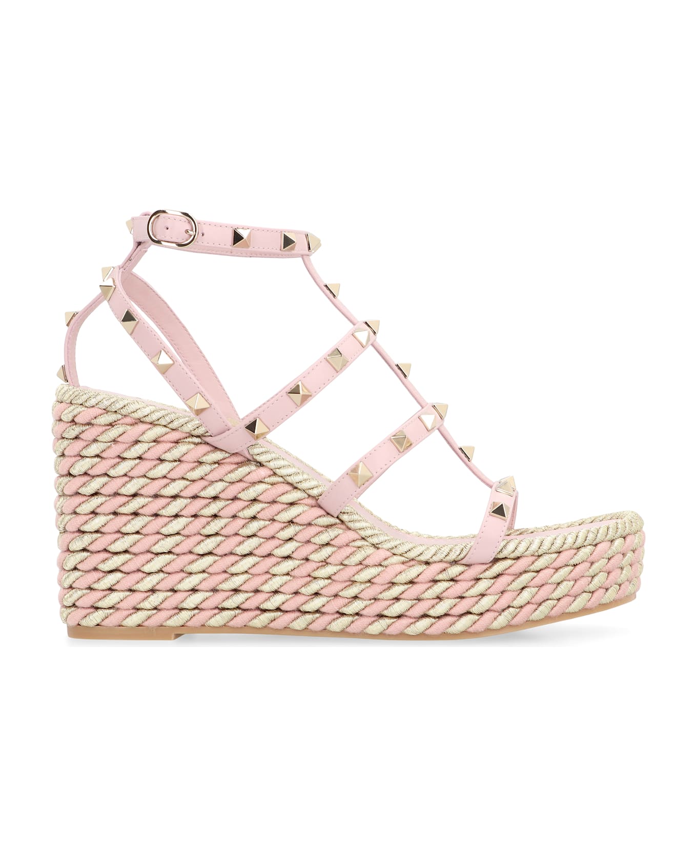 Valentino Garavani Rockstud Platform Sandals - Pink