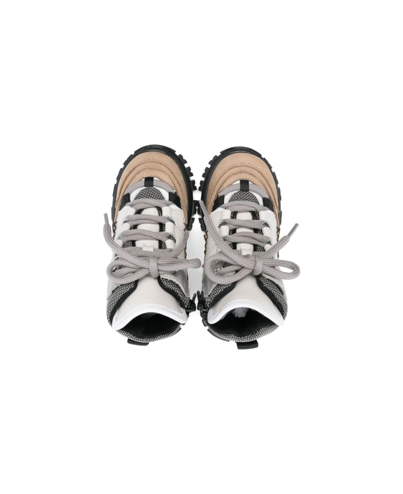 Dsquared2 Sneakers In Pelle - Beige