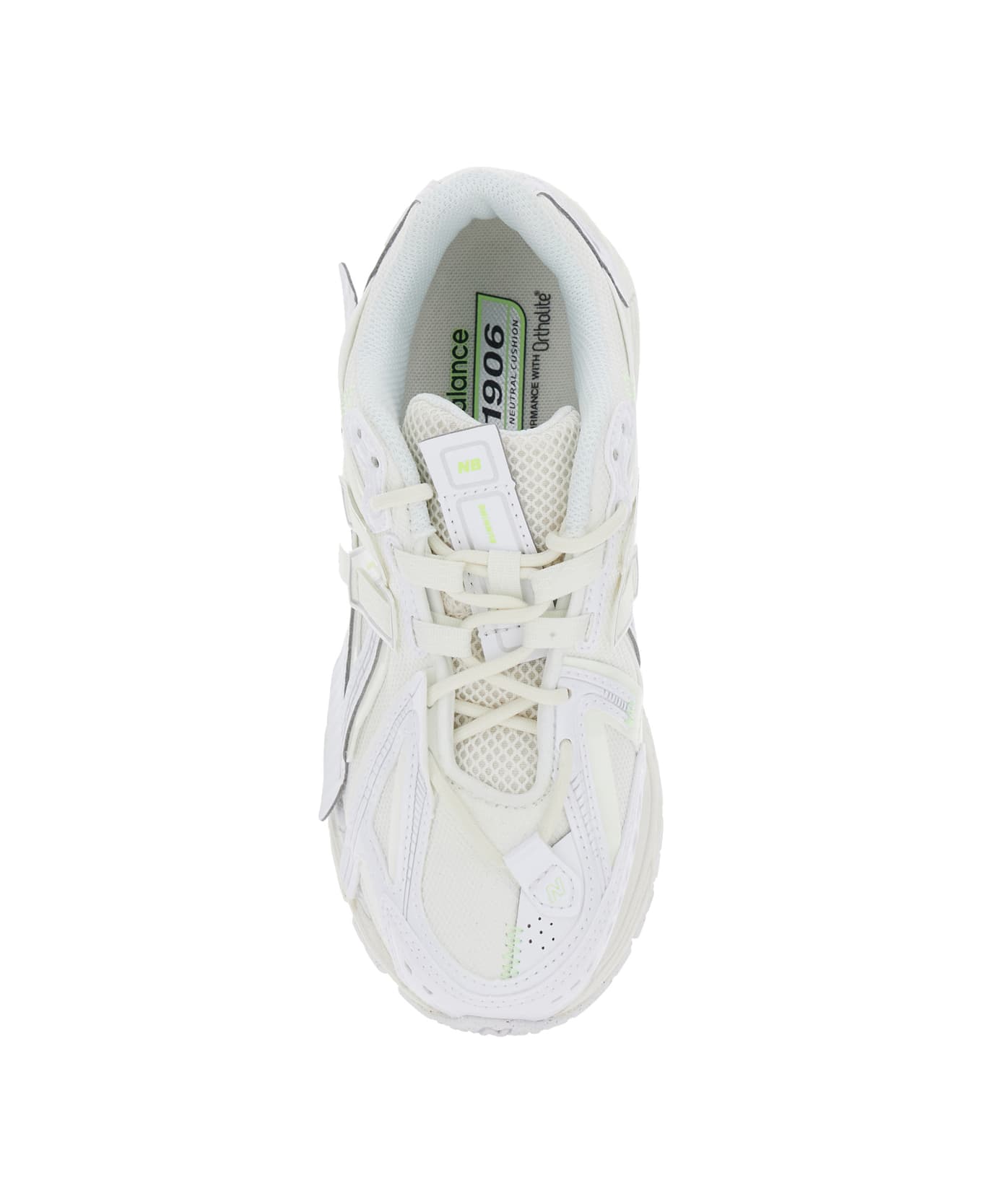 New Balance '1906r' White Sneaker With Mesh Design And Side Logo In Synthetic Fiber Unisex - White