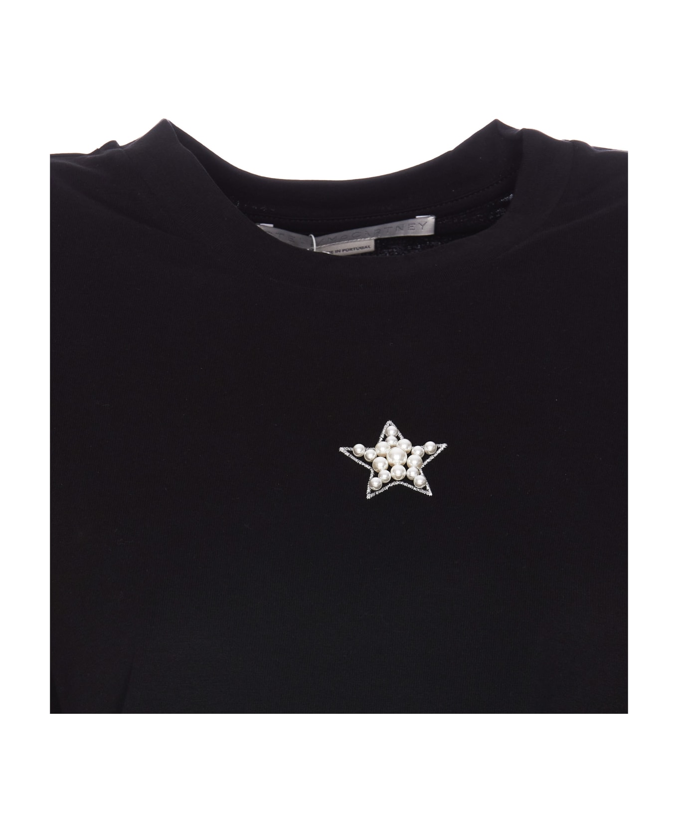 Stella McCartney Pearl Mini Star T-shirt - BLACK