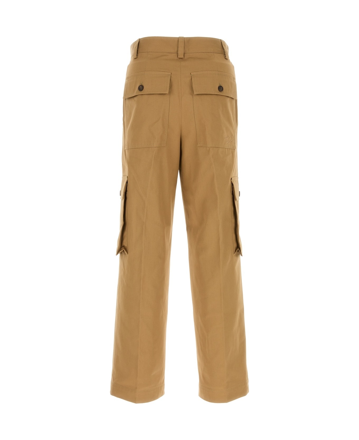 Maison Kitsuné Camel Cotton Cargo Pant - CHINOBEIGE