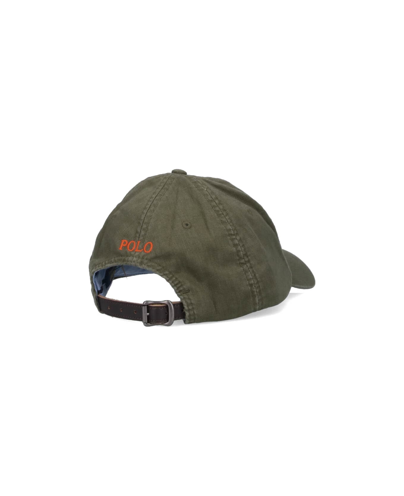Polo Ralph Lauren Logo Baseball Cap - NEWOLIVE