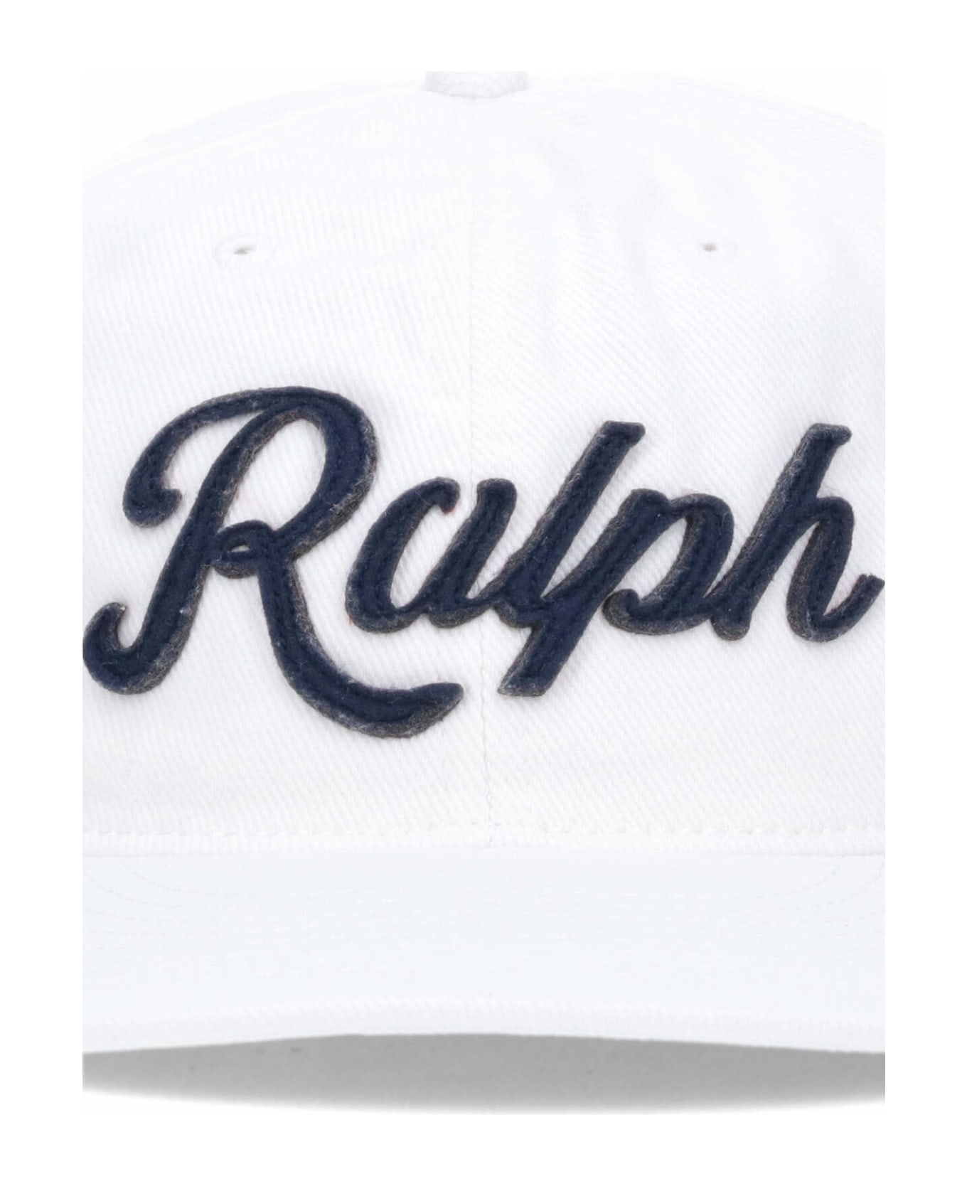 Polo Ralph Lauren Logo Baseball Cap - White 帽子