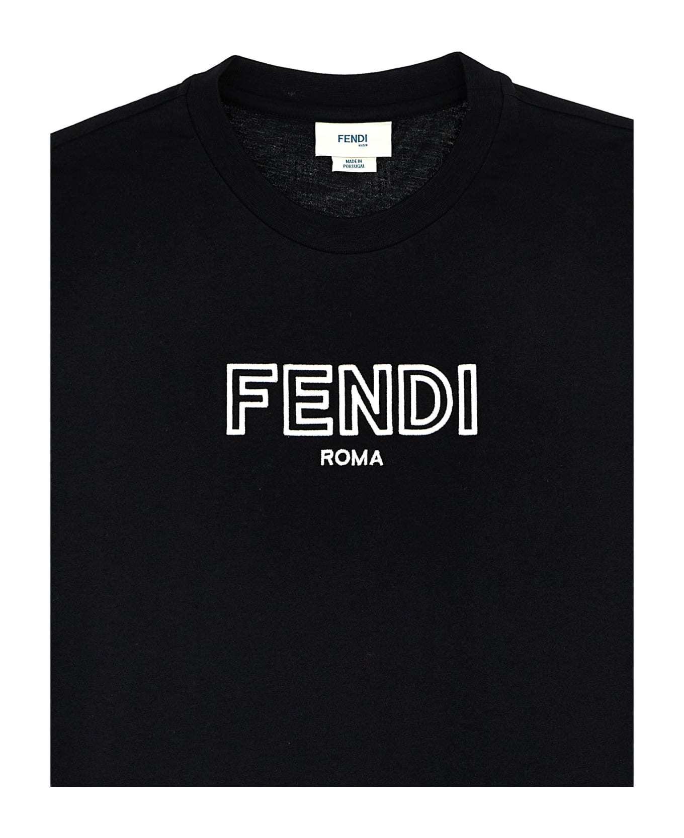 Fendi 'fendi Roma' T-shirt - White/Black