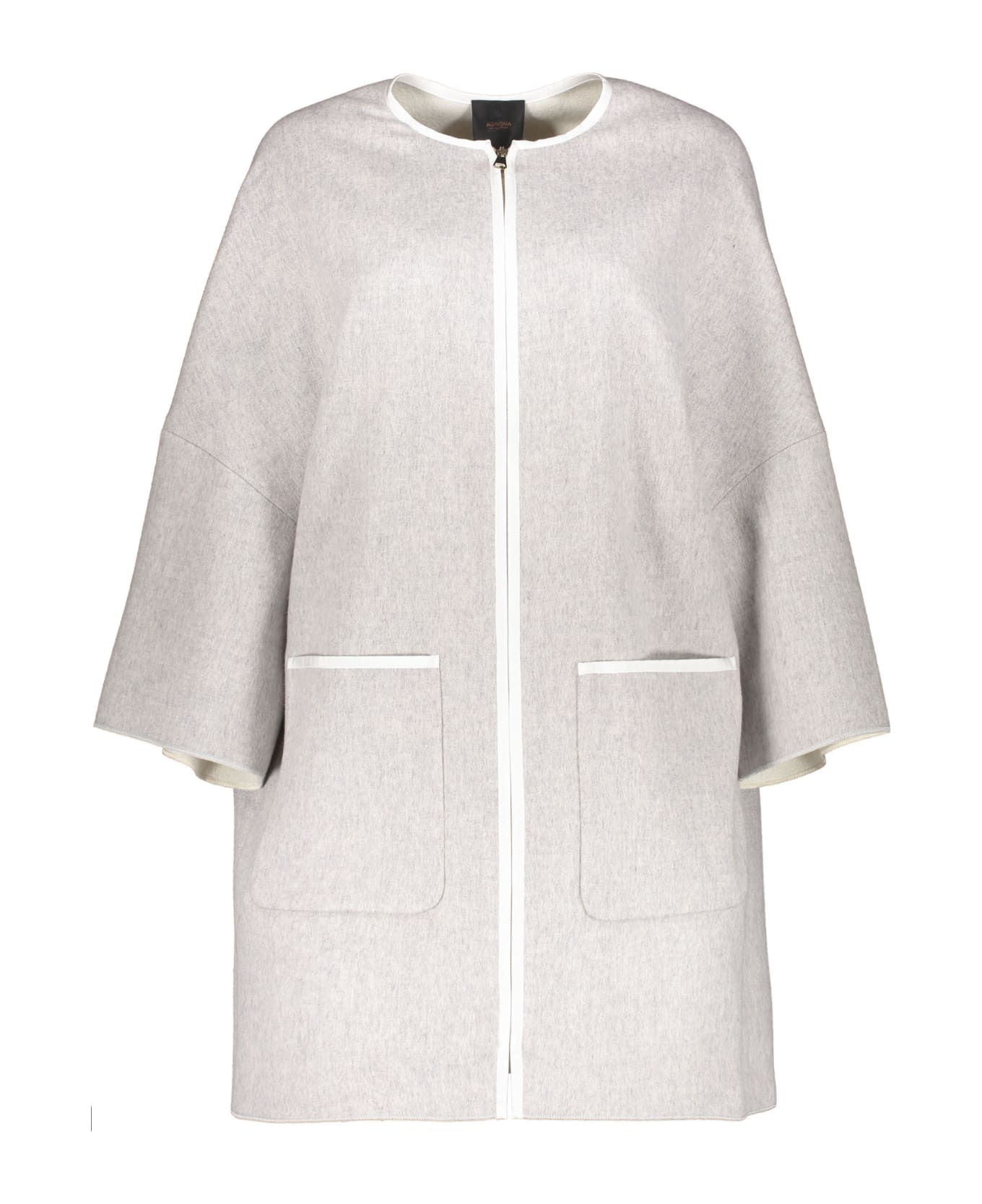 Agnona Cashmere Jacket - grey コート