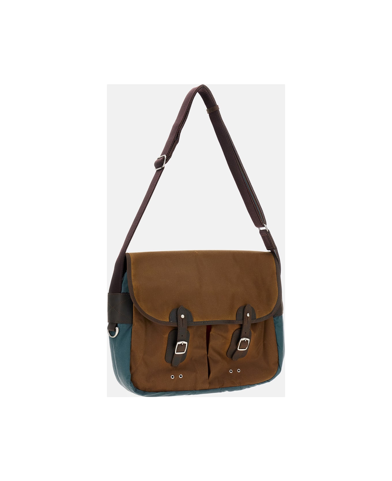 Barbour Ba X Paul Smith Wax Tarras Bag - Brown