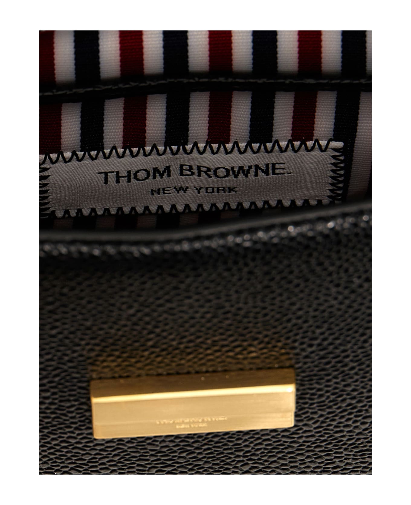 Thom Browne Trapeze Top Handle Bag - Black