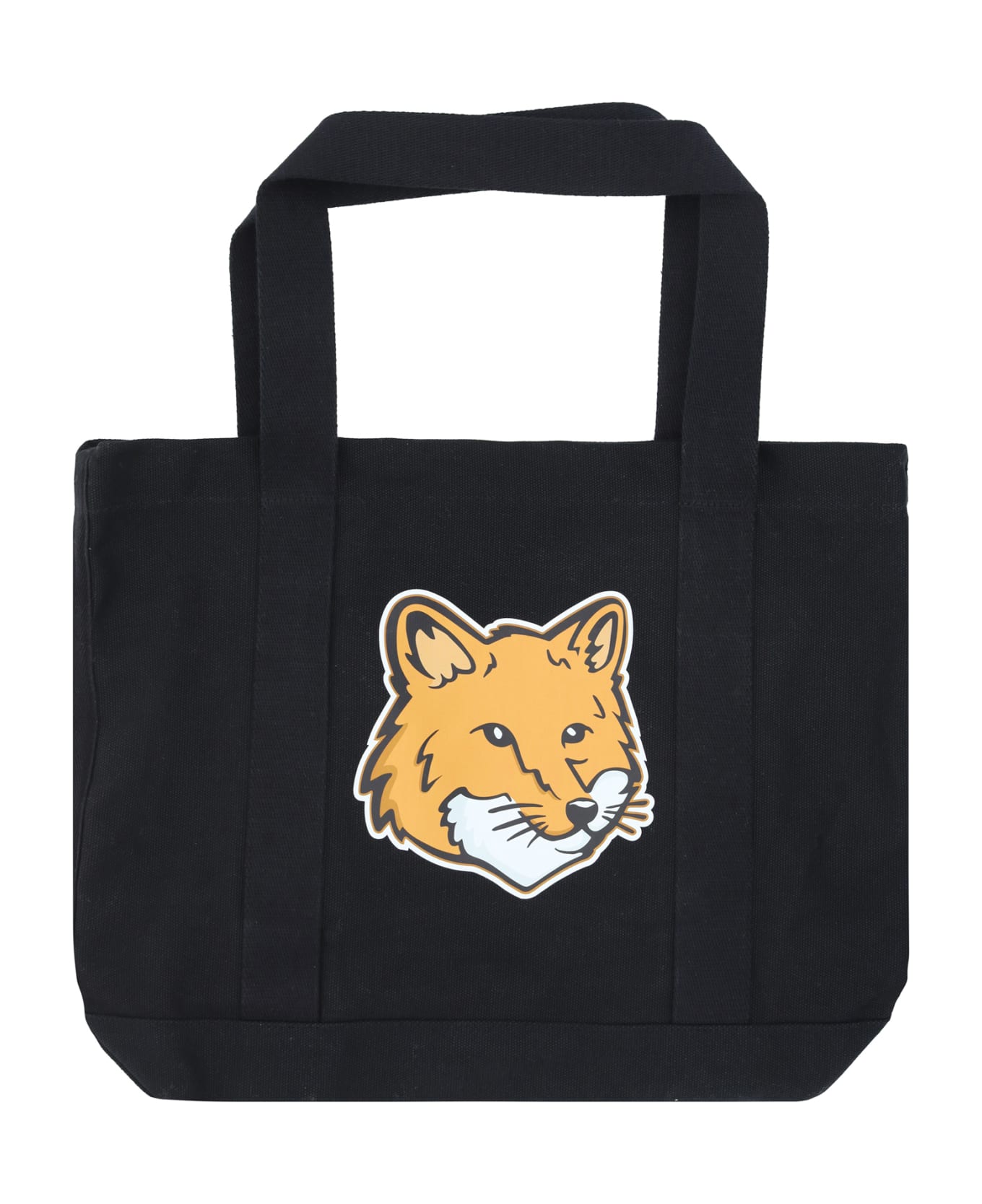 Maison Kitsuné Fox Head Handbag - Black