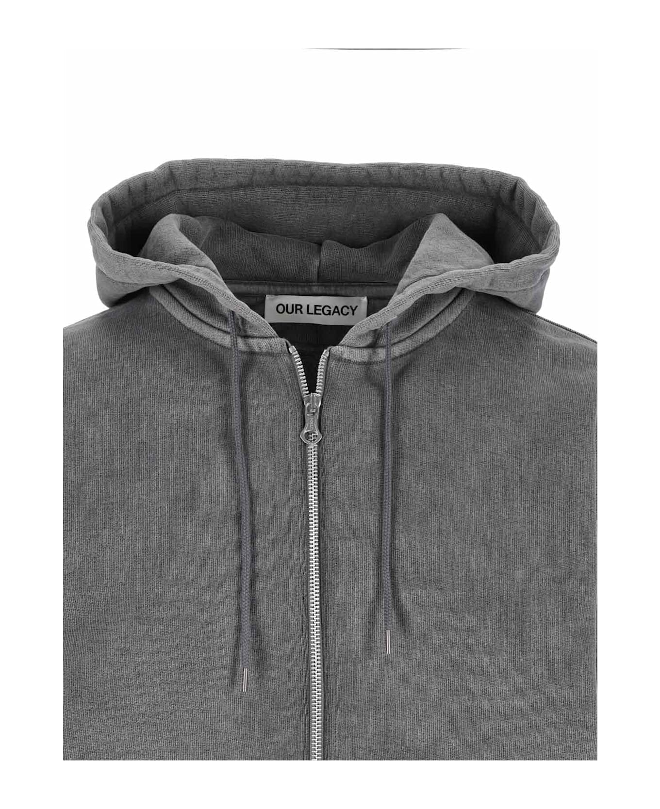 Our Legacy "rascal" Zip Sweatshirt - Gray