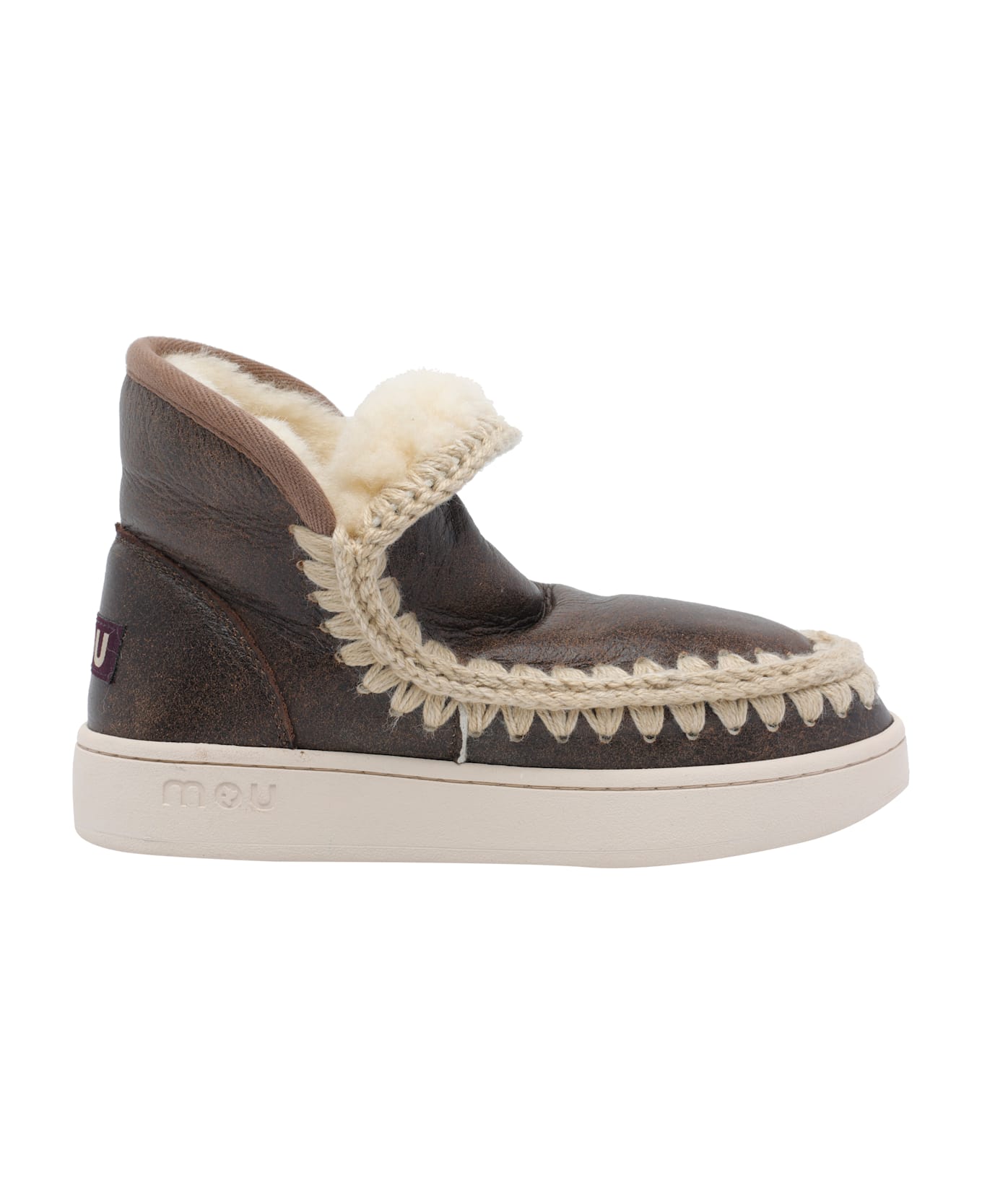 Mou New Eskimo Leather Booties - Brown スニーカー