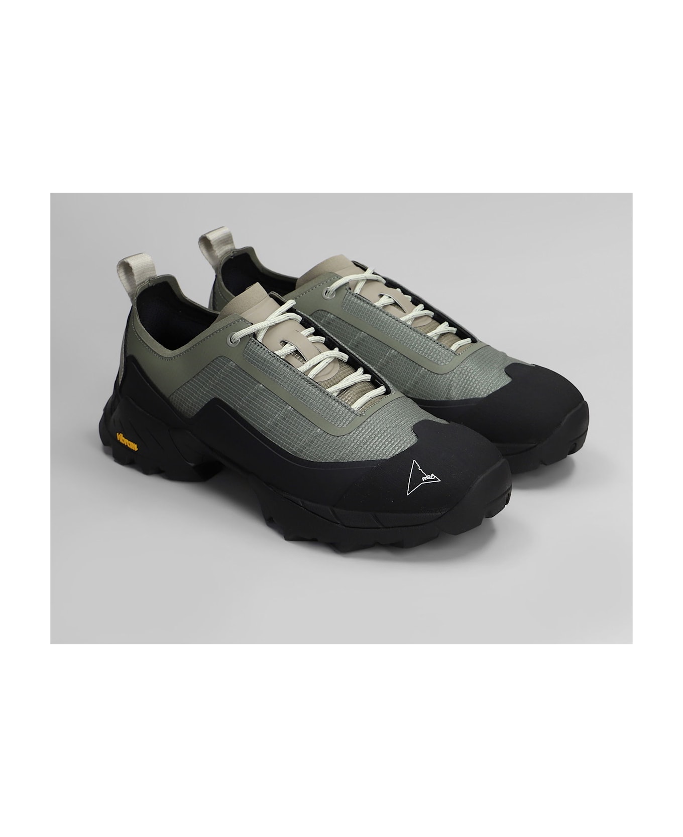 ROA Katharina Light Sneakers In Grey Fabric - grey