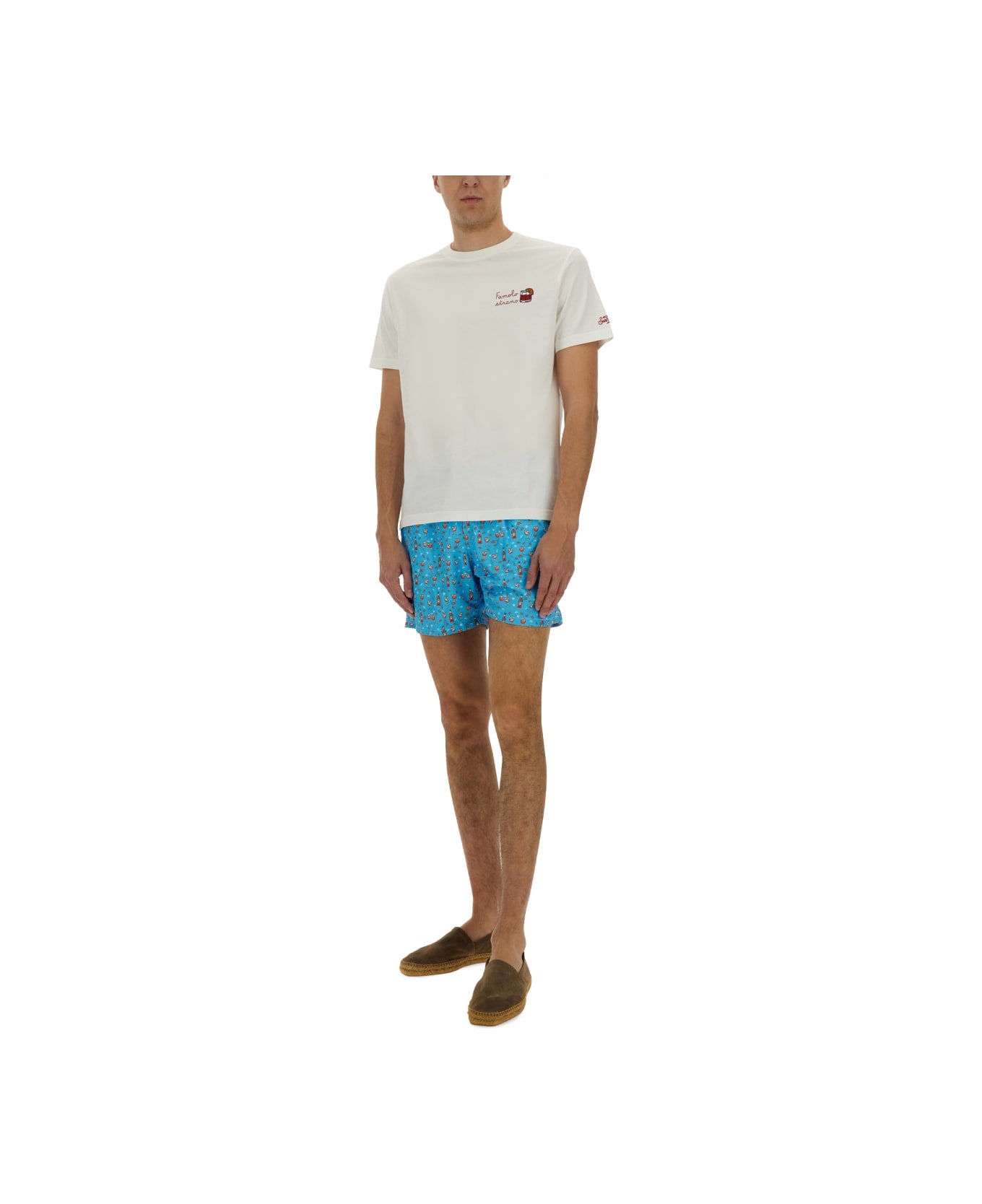 MC2 Saint Barth Cotton T-shirt - WHITE