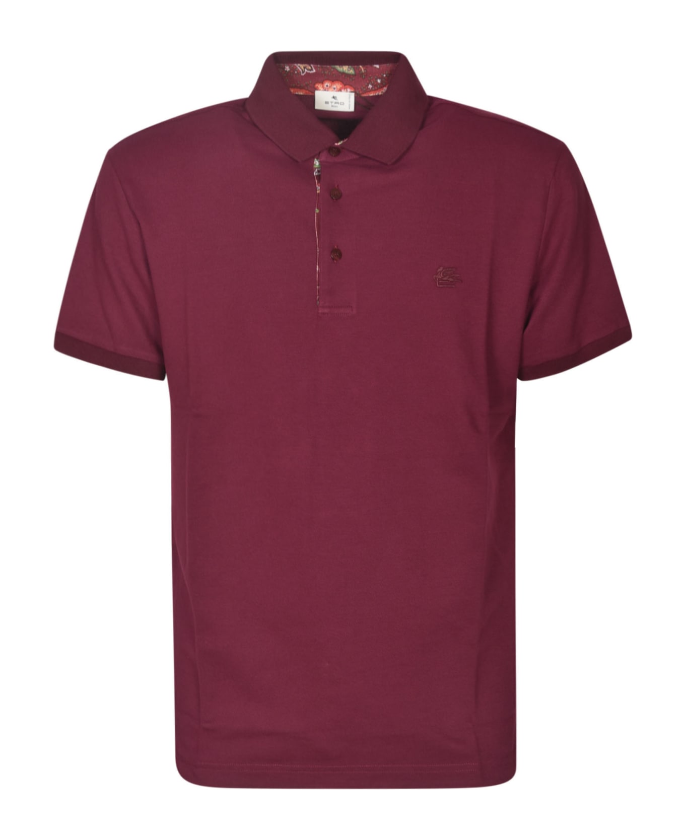 Etro Logo Polo Shirt - Bordeaux シャツ