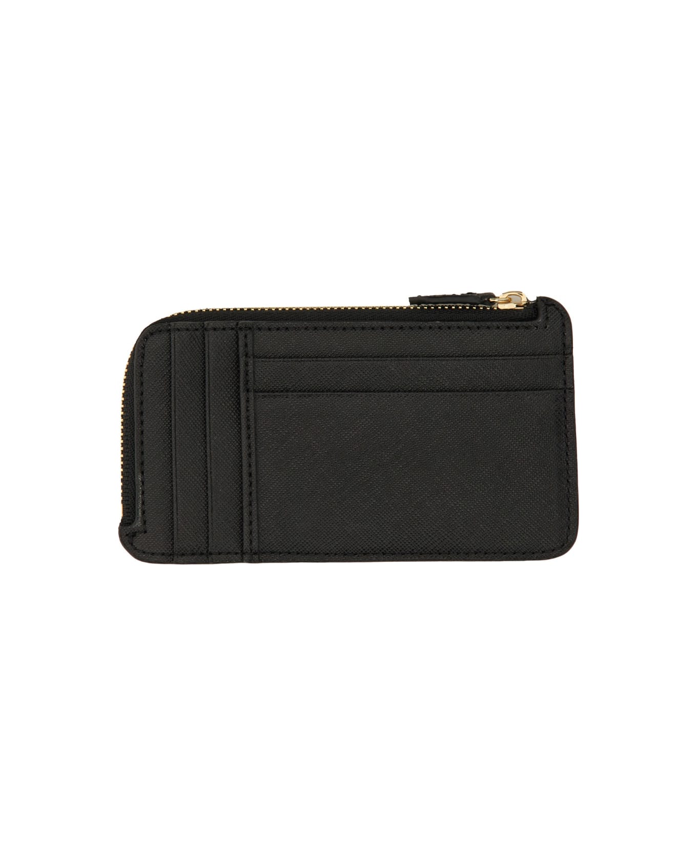 Vivienne Westwood Card Holder With Logo - BLACK