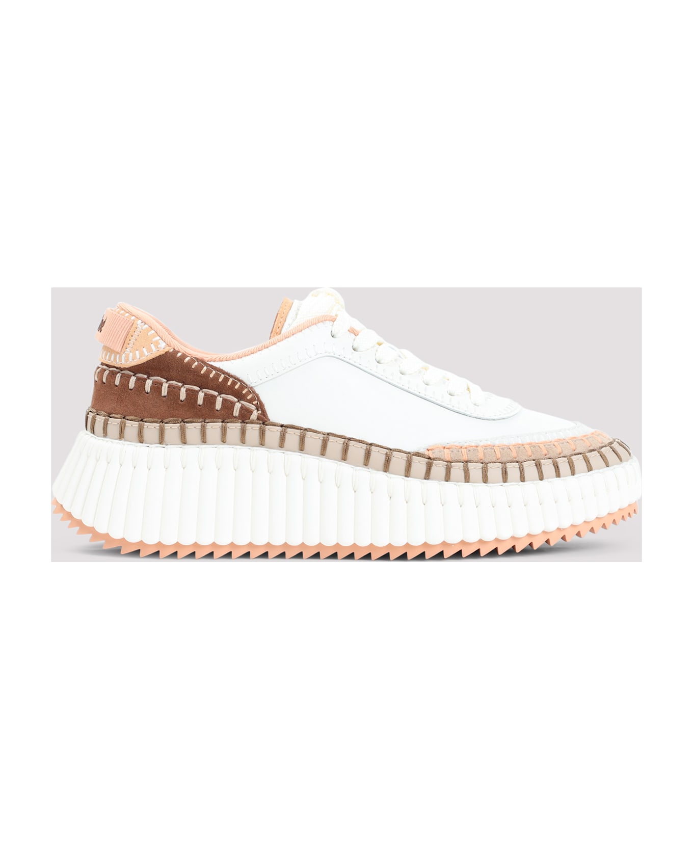 Chloé Nama Sneakers - Sepia Peach