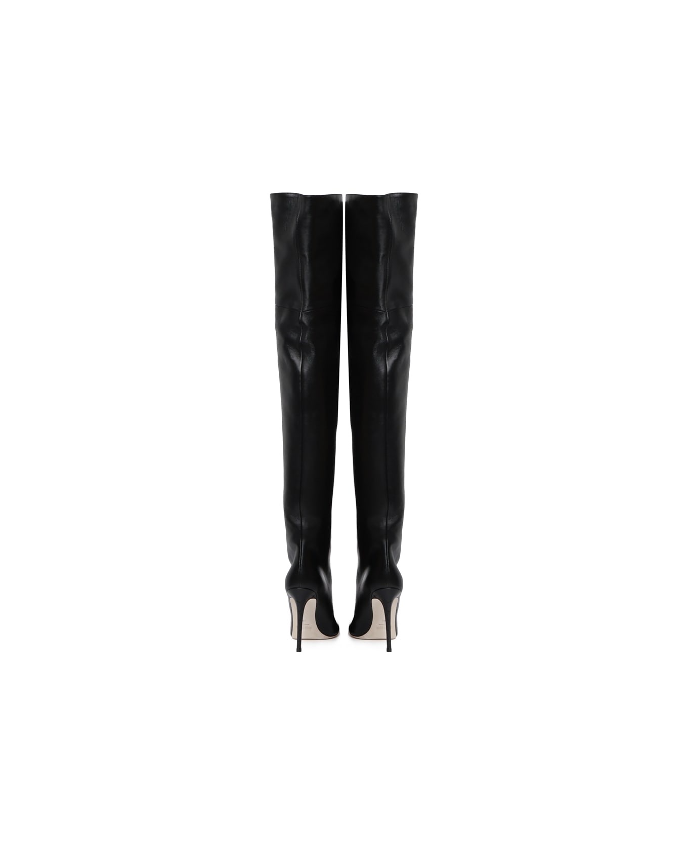 Paris Texas 115mm Over The Knee Boots - Black
