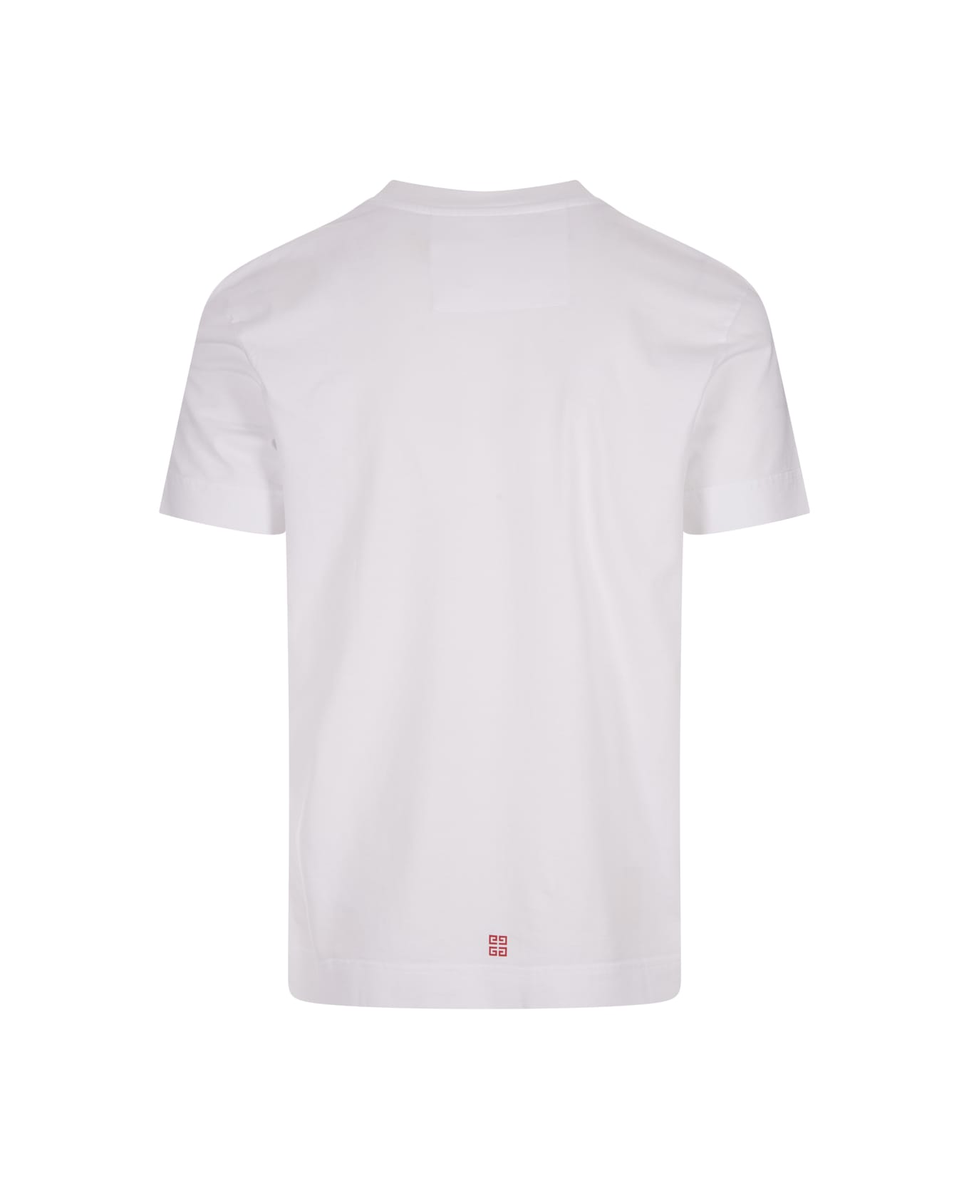 Givenchy 4g Stars Slim T-shirt In White Cotton - White