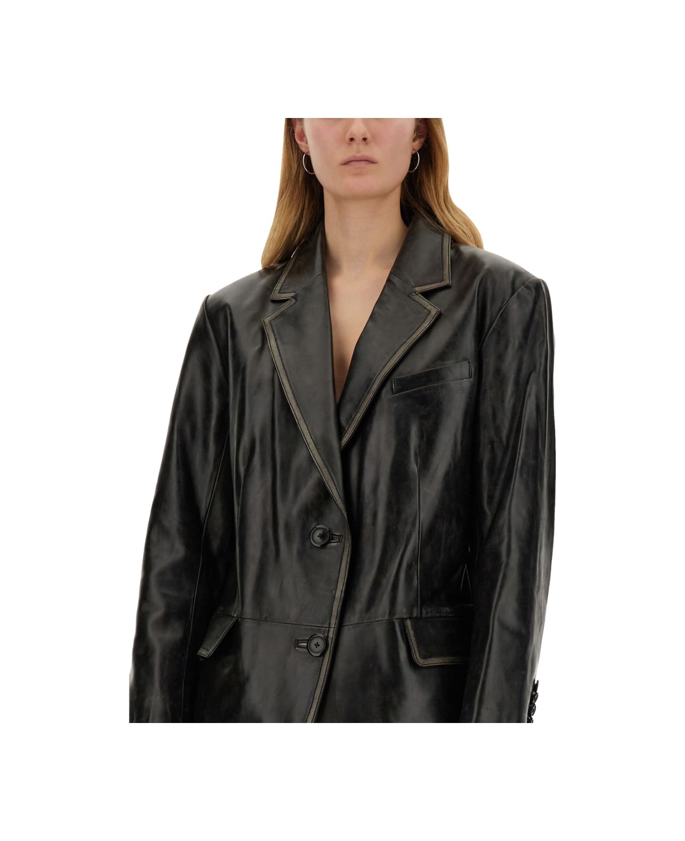 STAND STUDIO Blazer "liara" - DARK BROWN