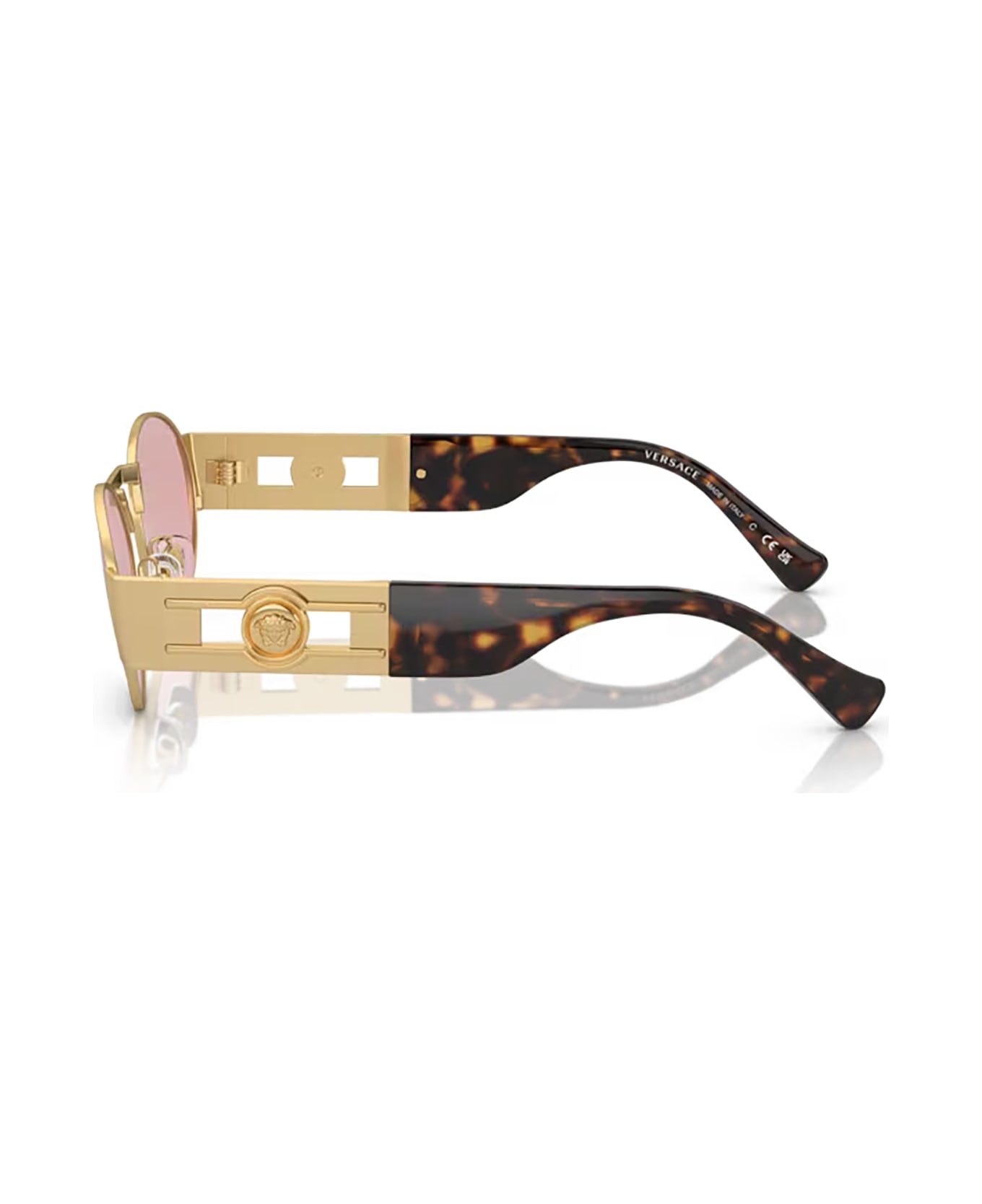 Versace Eyewear Ve2264 Matte Gold Sunglasses - Matte gold