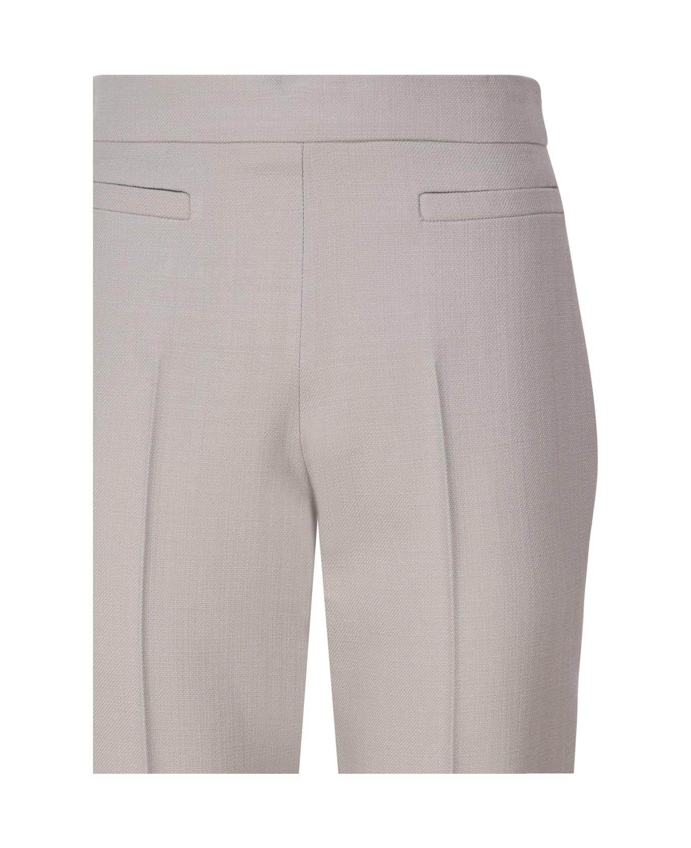 Fendi Straight-leg Cropped Tailored Trousers - White