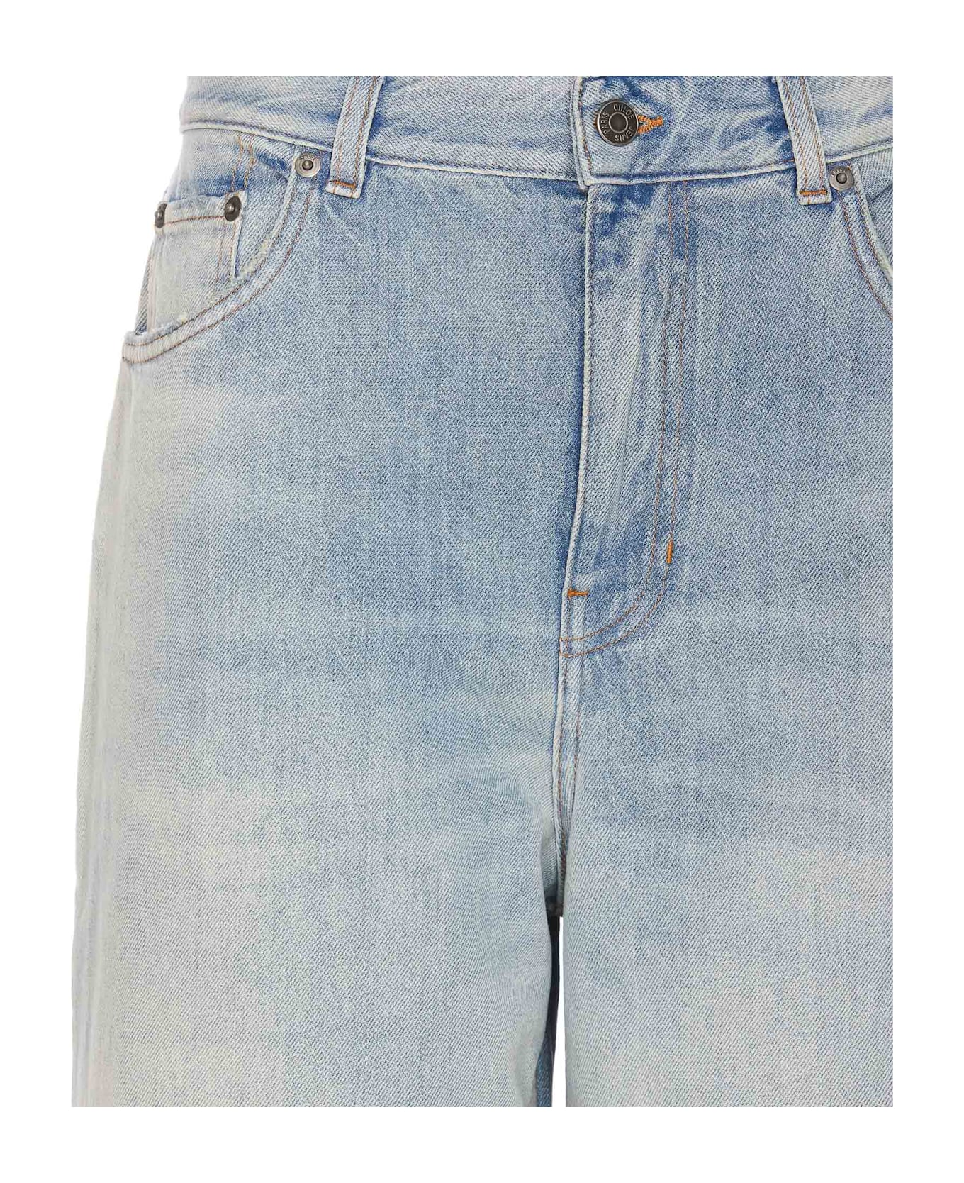 Chloé Dp00 Denim Wide Jeans - Blue