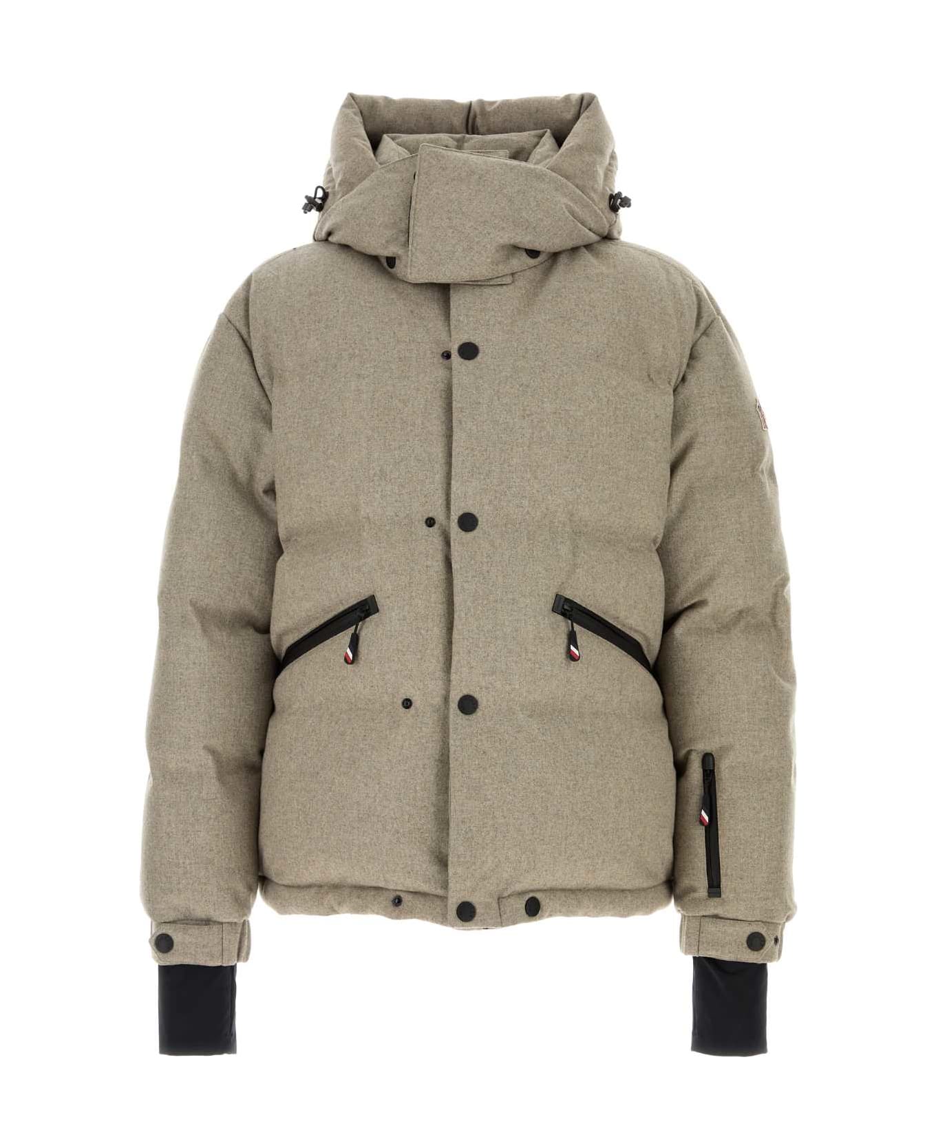Moncler Grenoble Cappuccino Krun Down Jacket - Beige