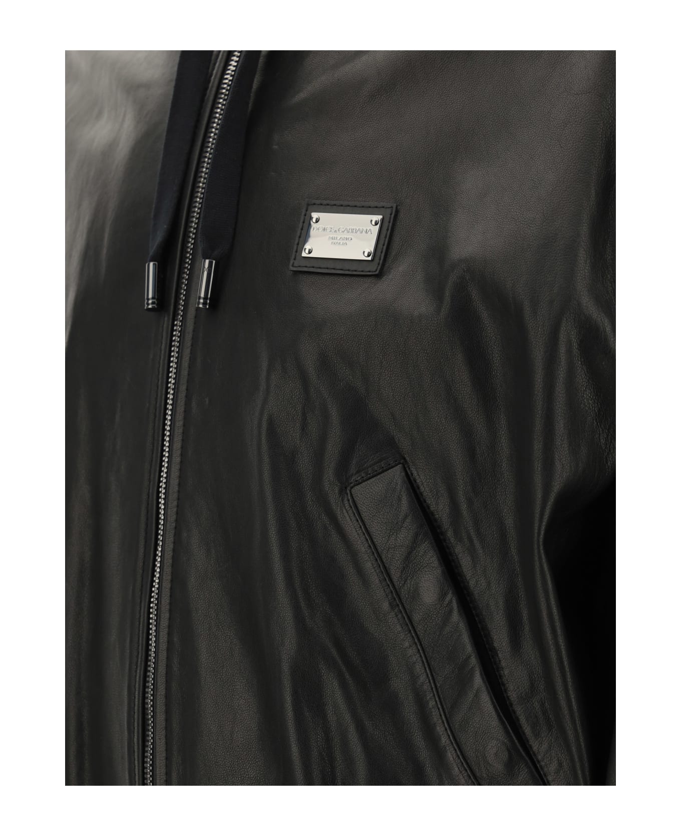 Dolce & Gabbana Hooded Jacket - Nero